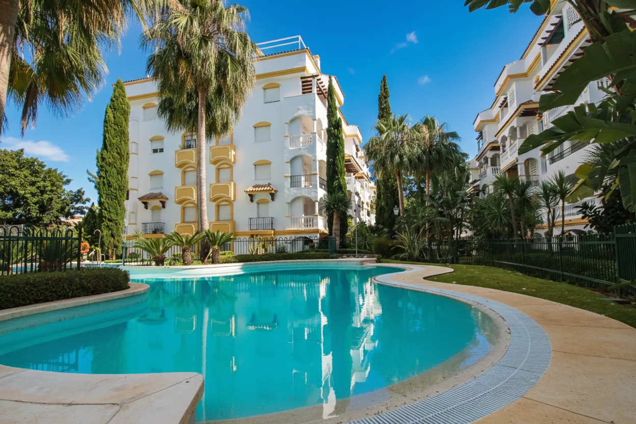Apartamento planta baja con 2 dormitorios en venta en Hacienda Nagüeles II