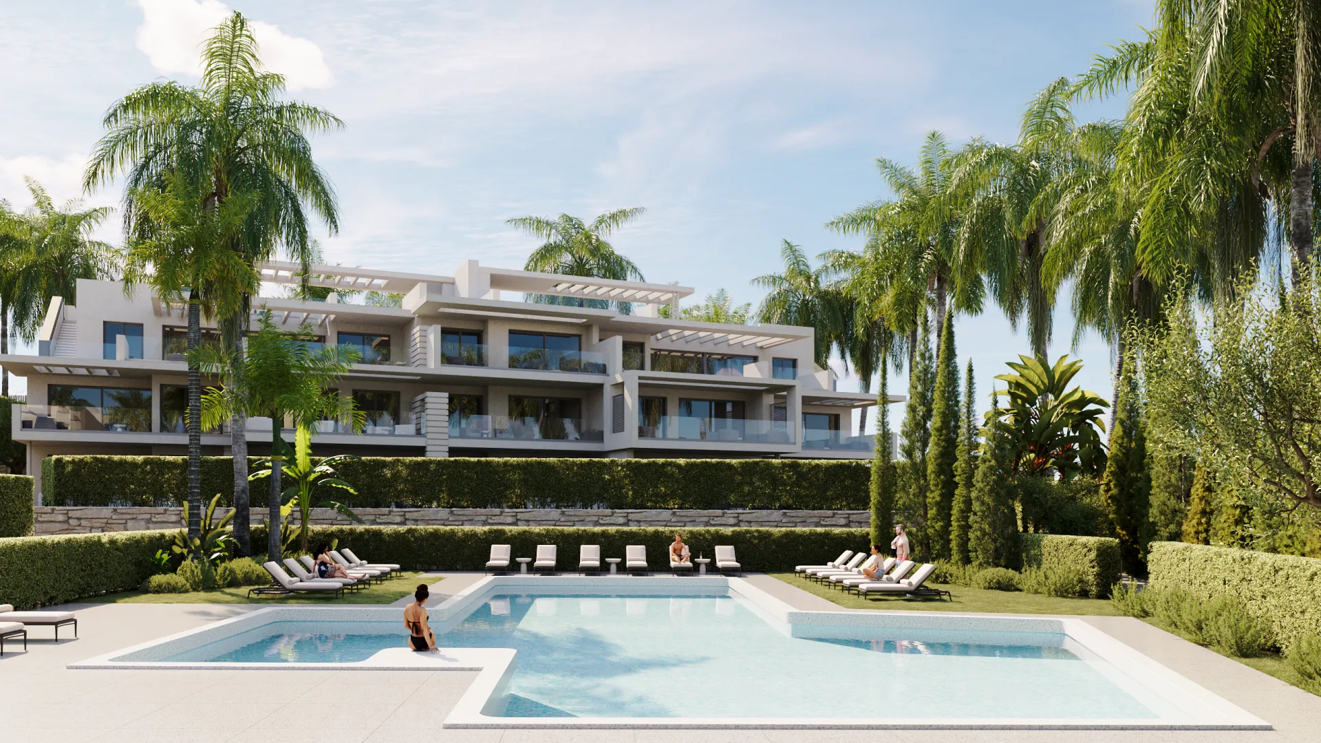 Estepona, apartamento planta baja en venta de 2 dormitorios
