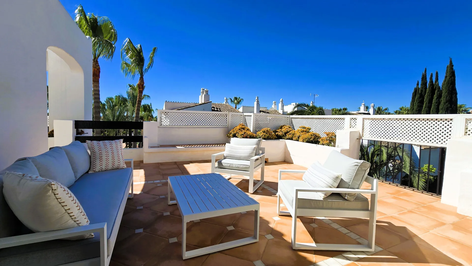 For sale Marina Puente Romano duplex penthouse with 4 bedrooms