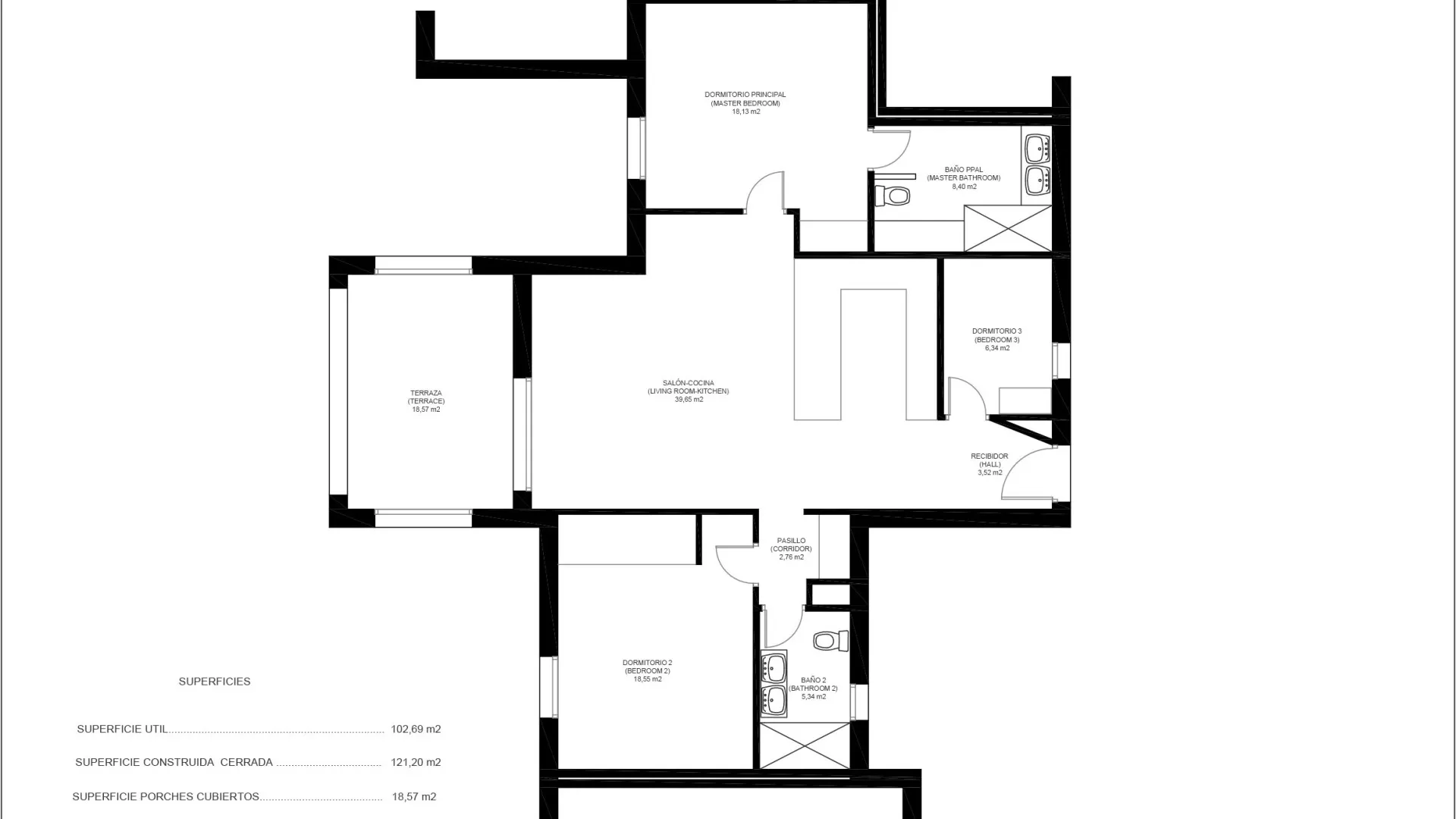Comprar apartamento en Playas del Duque de 3 dormitorios