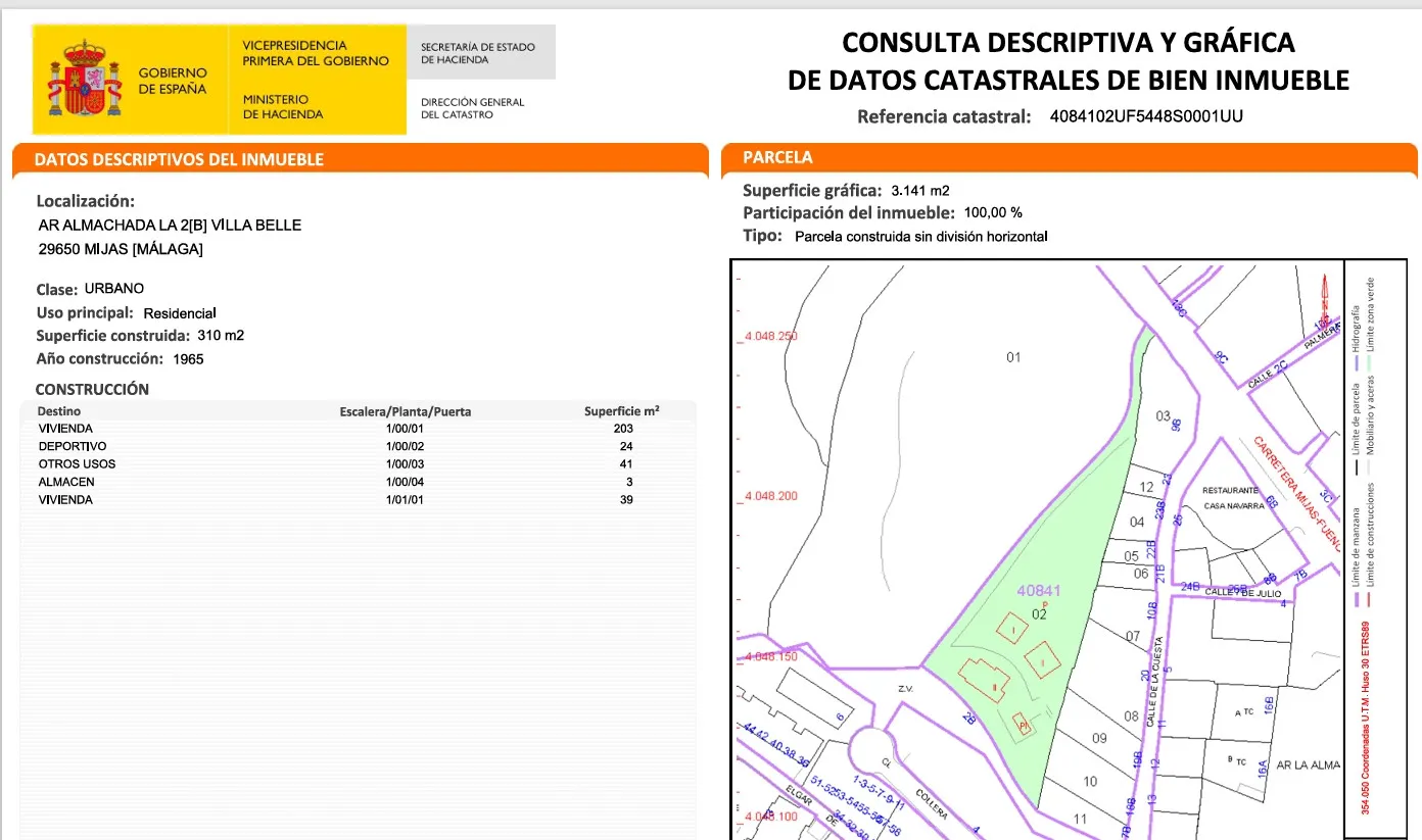 For sale plot in Mijas Costa