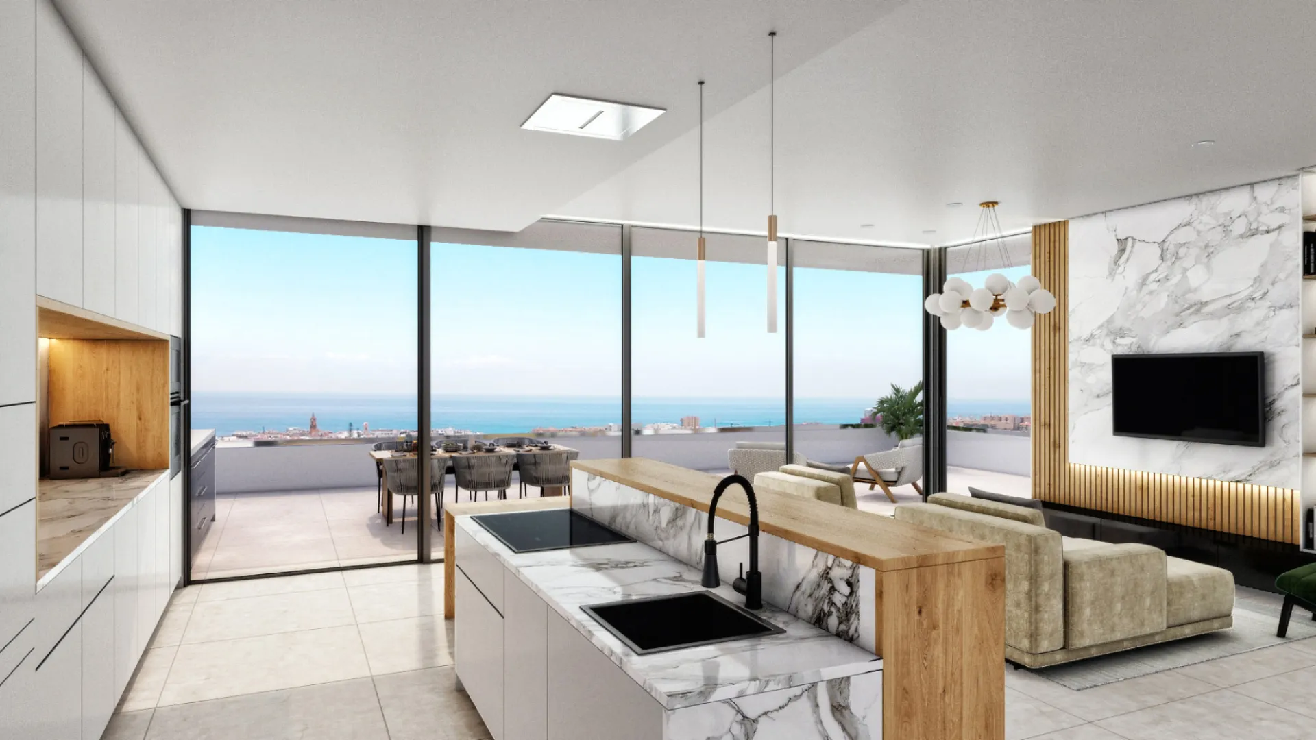 Atico duplex en venta en Estepona