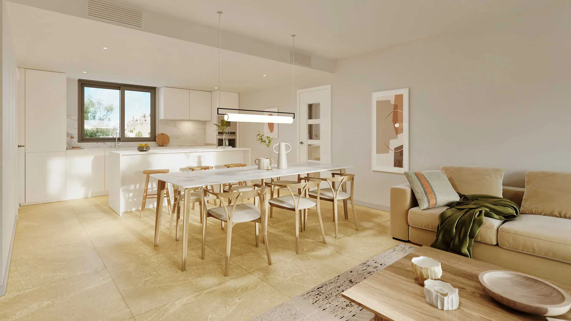 Las Mesas, apartamento a la venta con 2 dormitorios