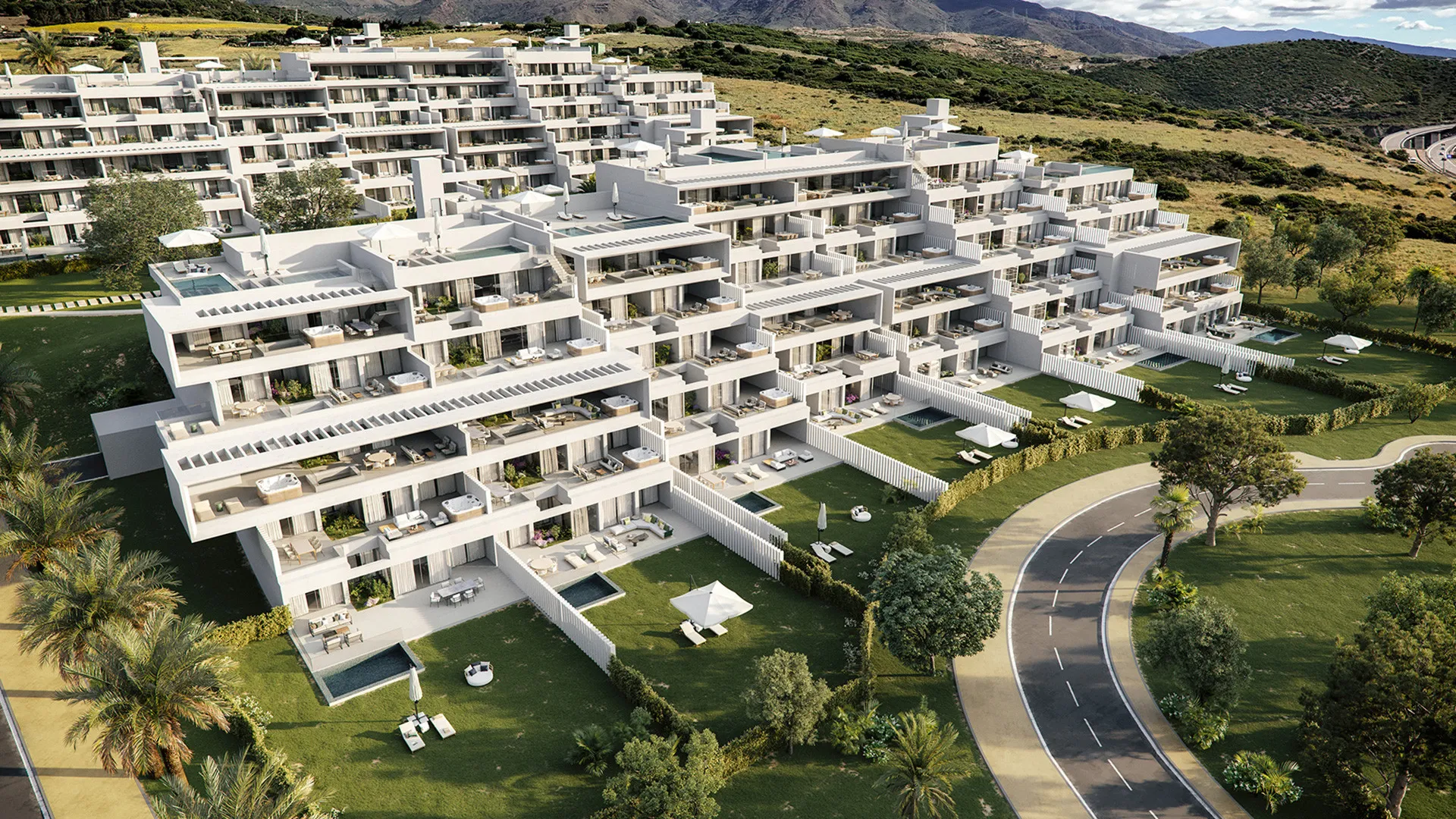 Apartamento a la venta de 2 dormitorios en Alcazaba Lagoon