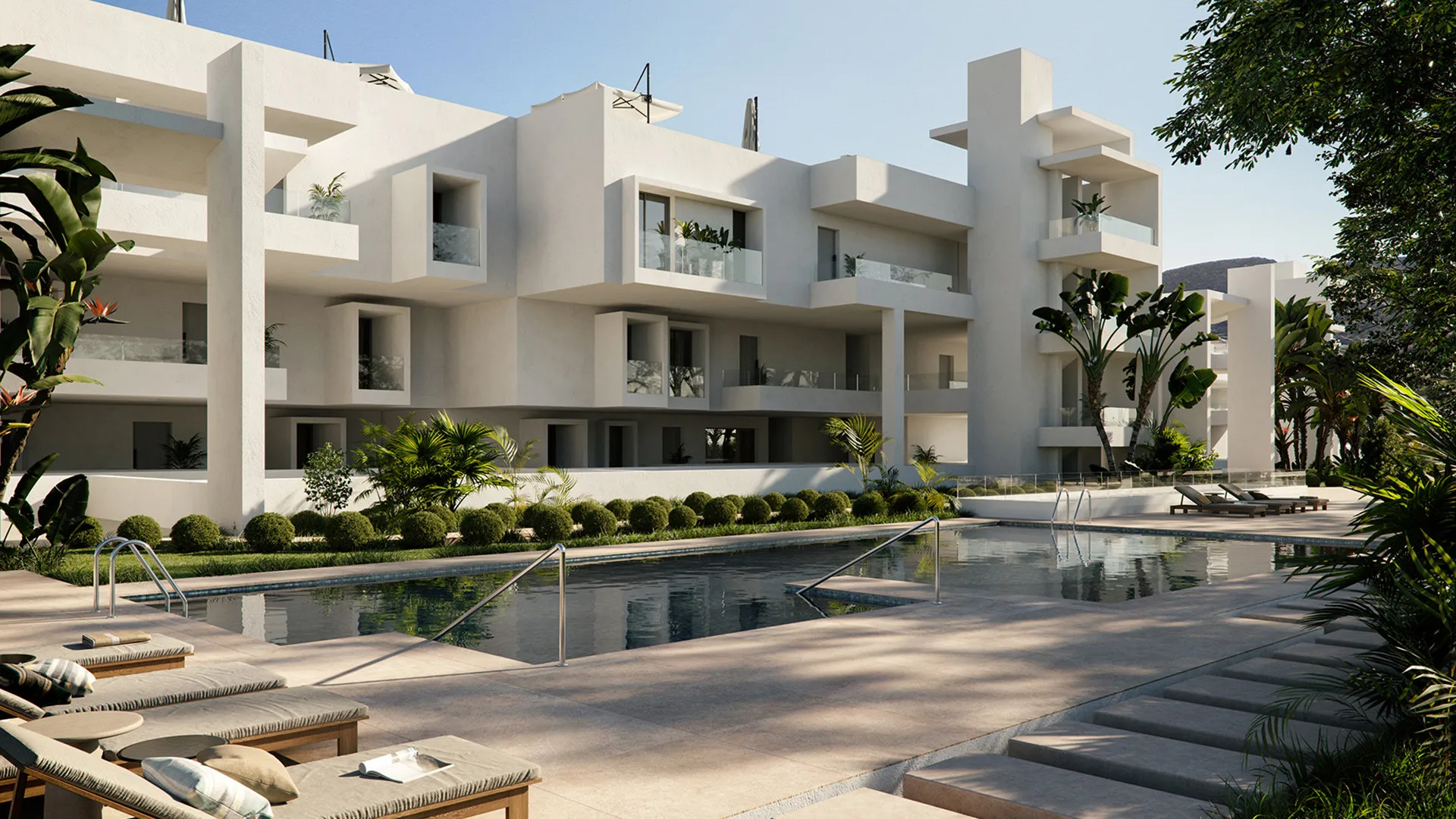 Apartamento a la venta de 2 dormitorios en Alcazaba Lagoon