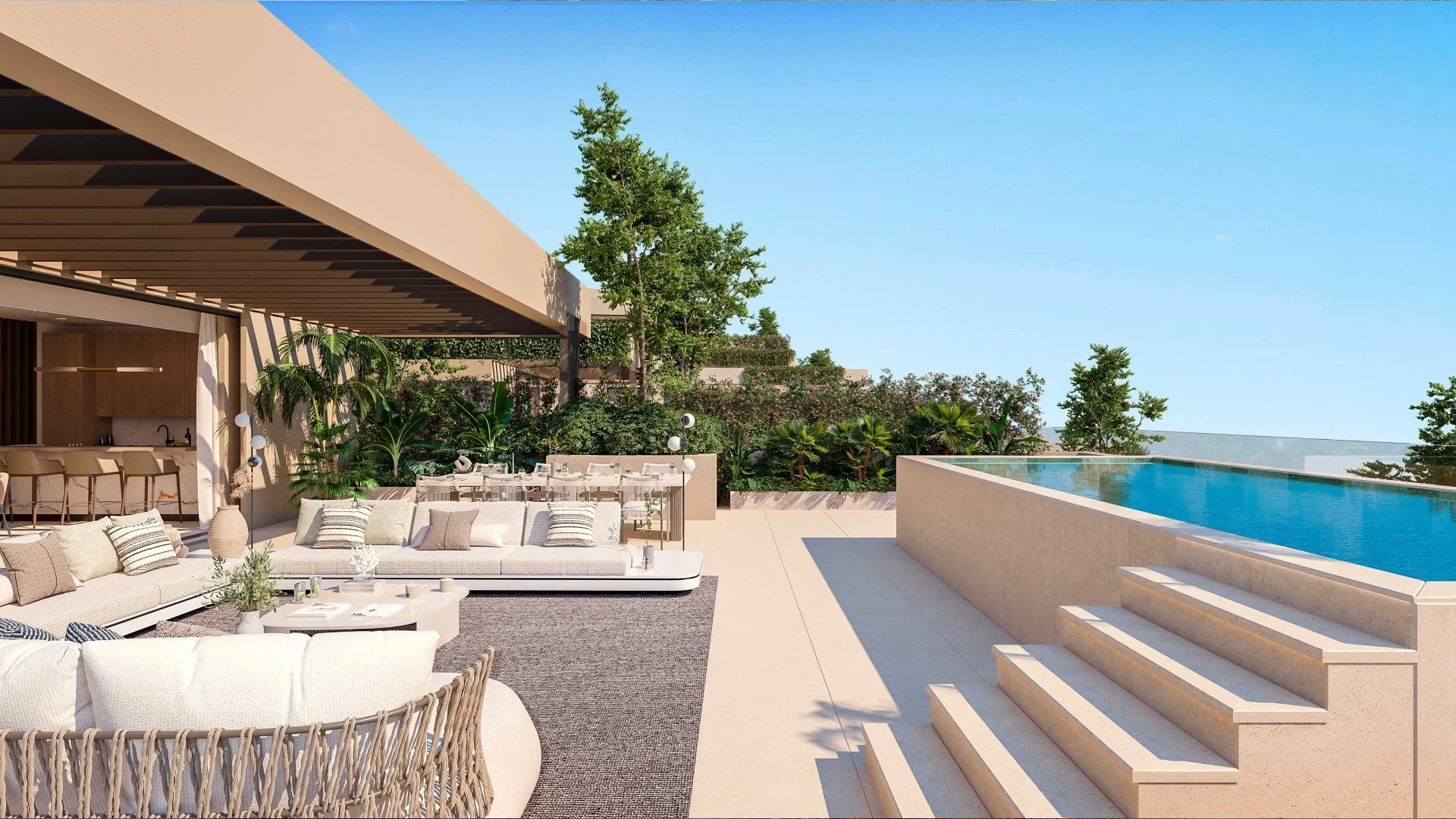 Ground floor apartment for sale in Benahavis with 4 bedrooms