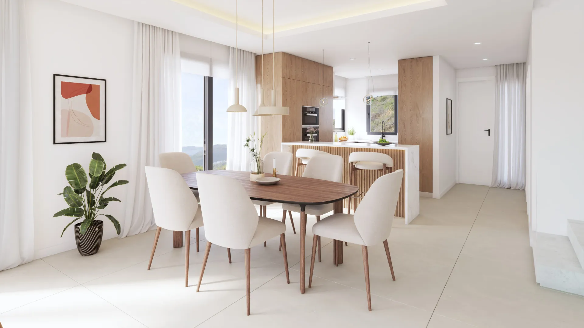 For sale semi detached villa in Estepona