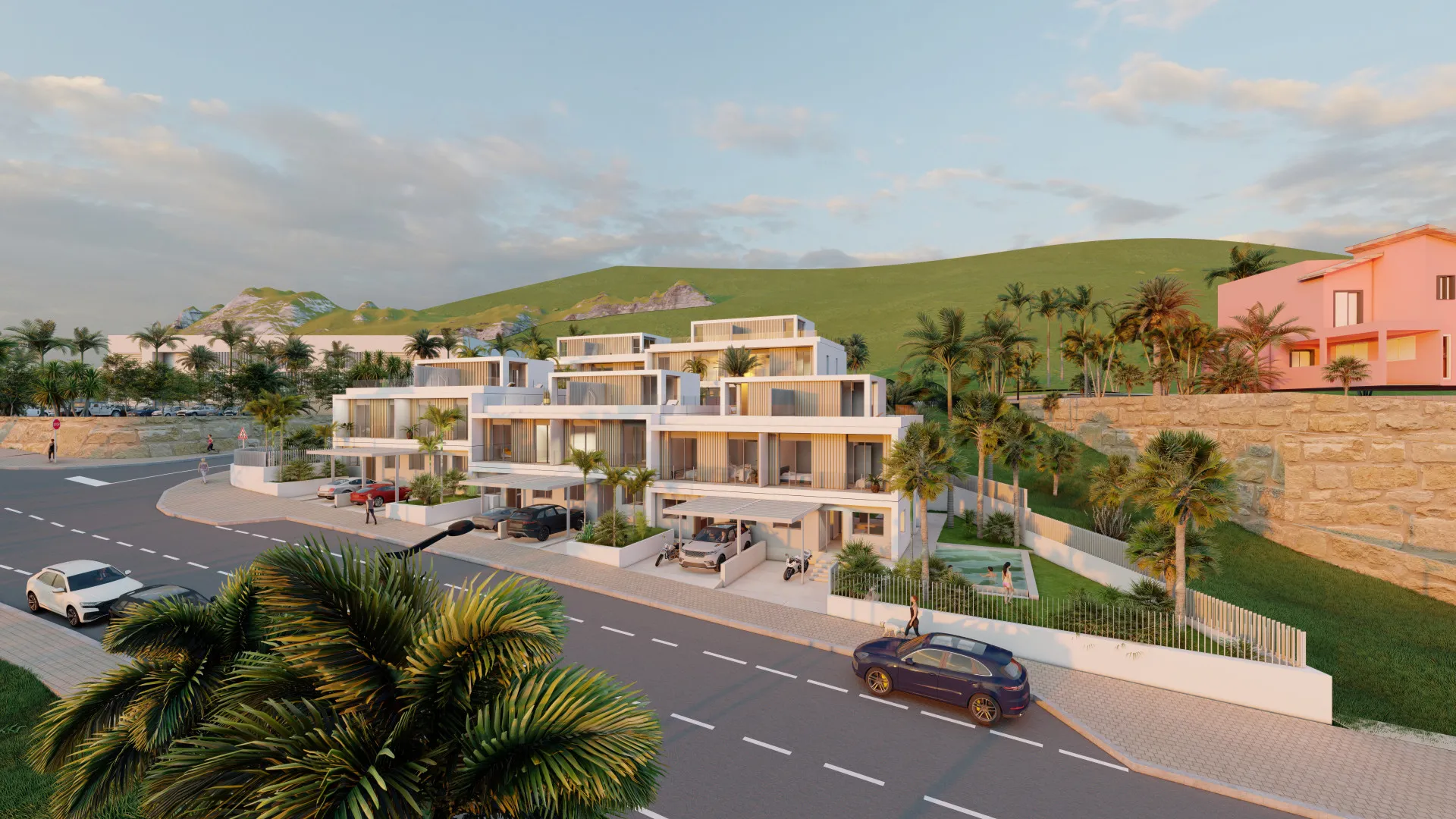 For sale semi detached villa in Estepona