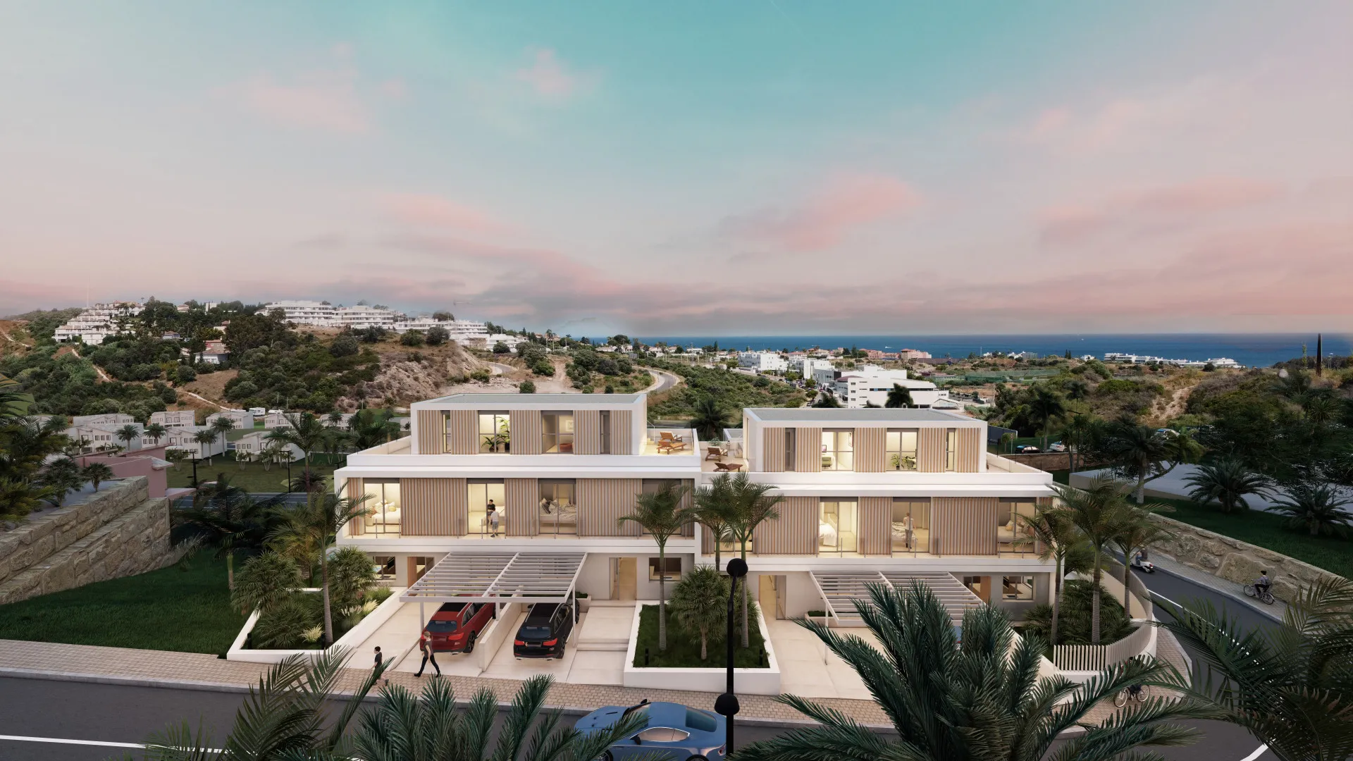 For sale semi detached villa in Estepona