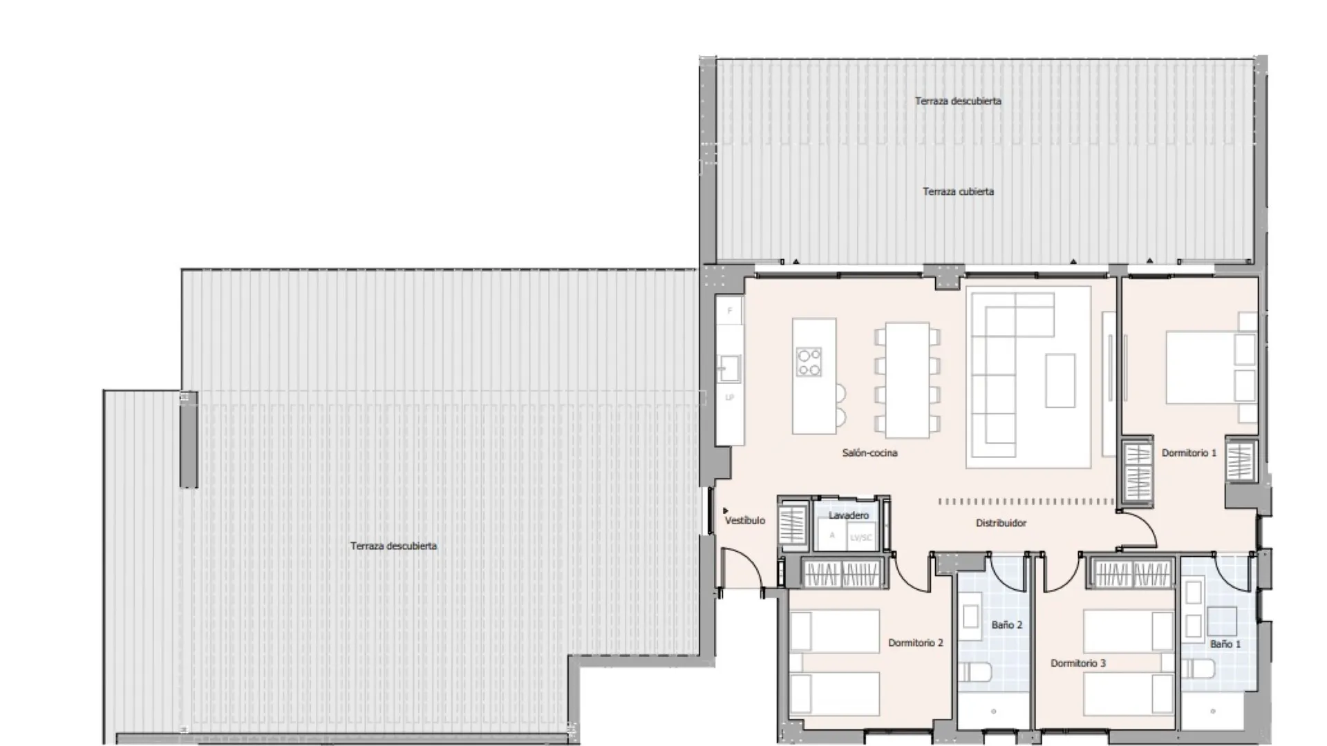 Penthouse for sale in Nueva Andalucia with 3 bedrooms