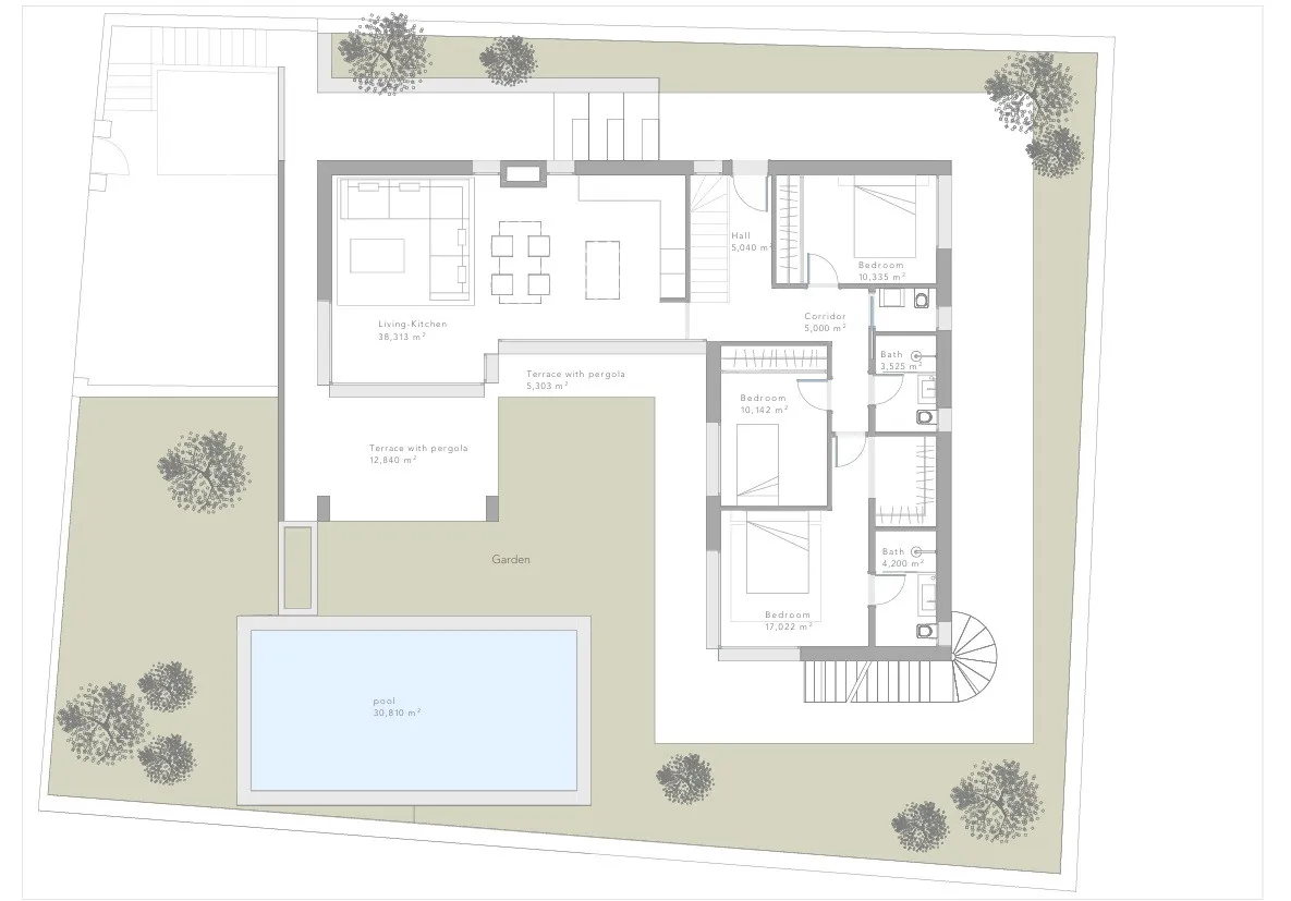 Villa en venta con 3 dormitorios en Valle Romano