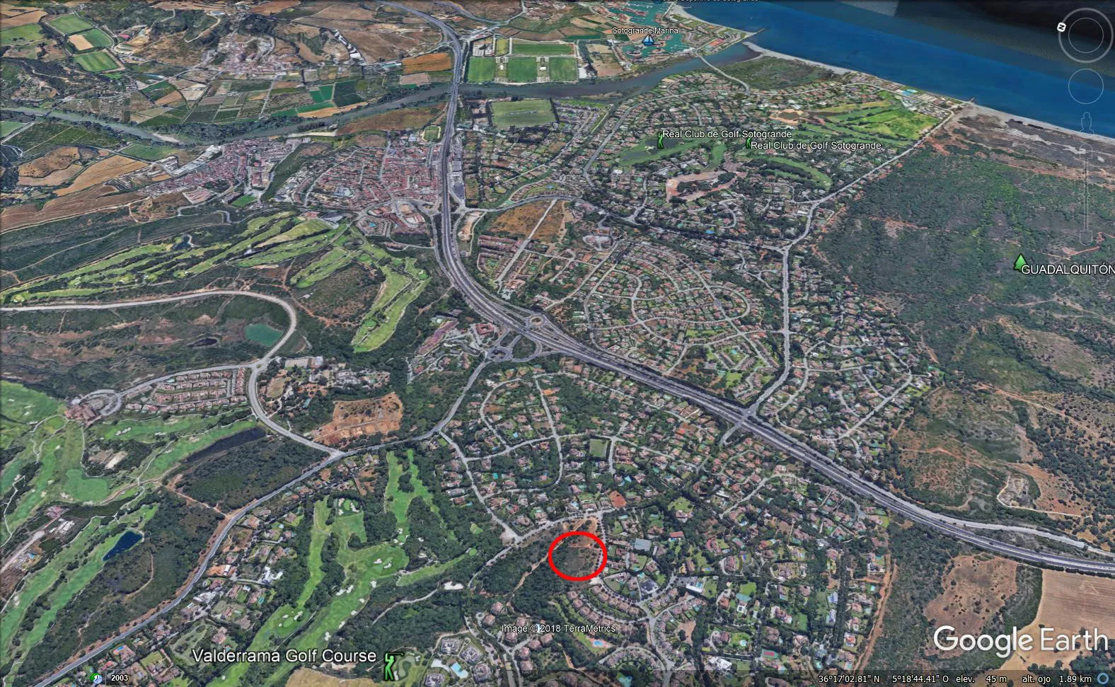 Parcela a la venta en Sotogrande Alto Central