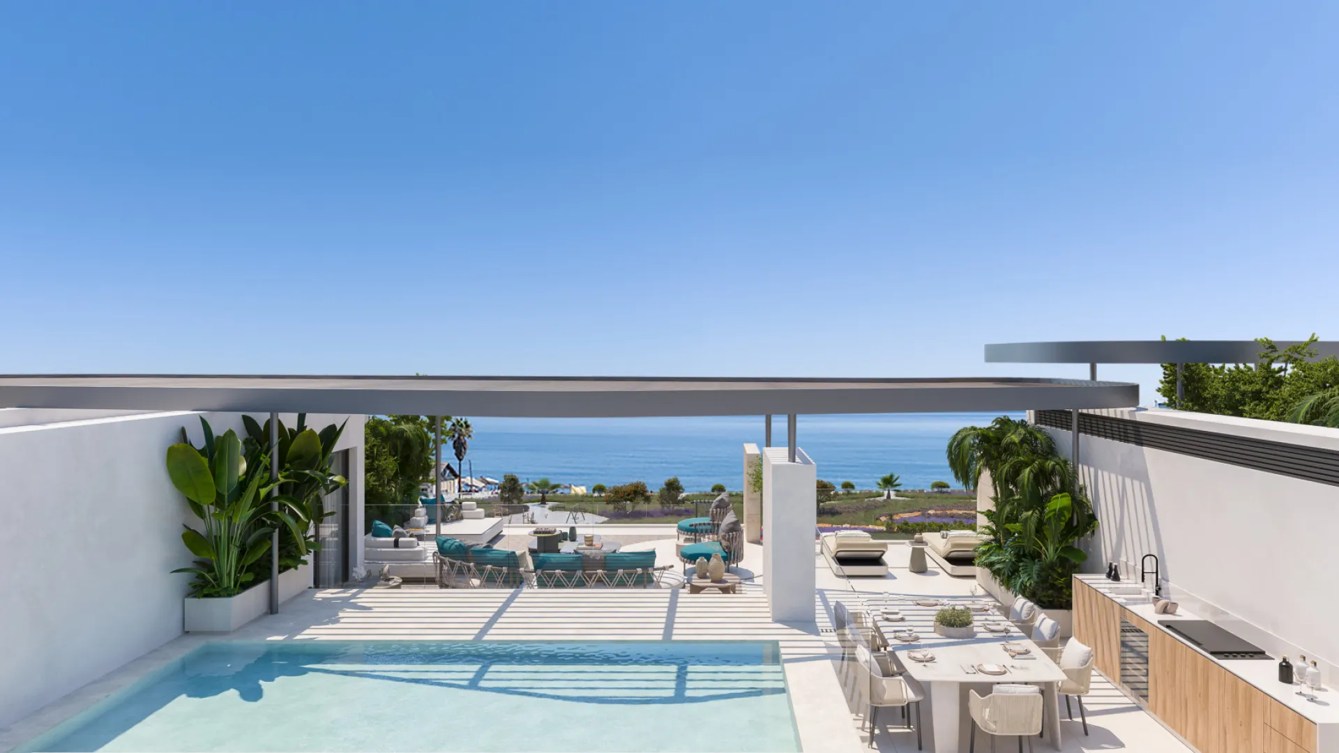 Manilva Beach, Ático a la venta con 3 dormitorios