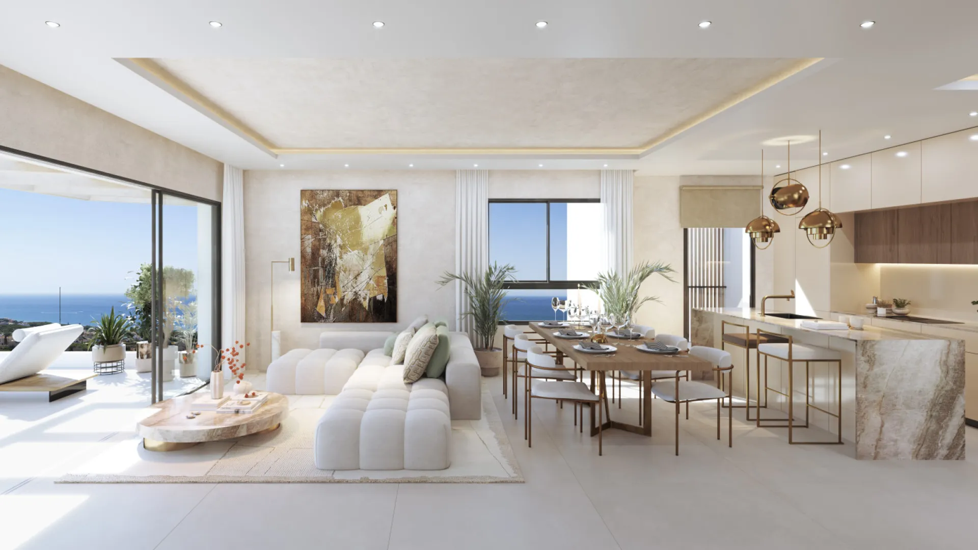 For sale Cabopino ground floor apartment with 3 bedrooms