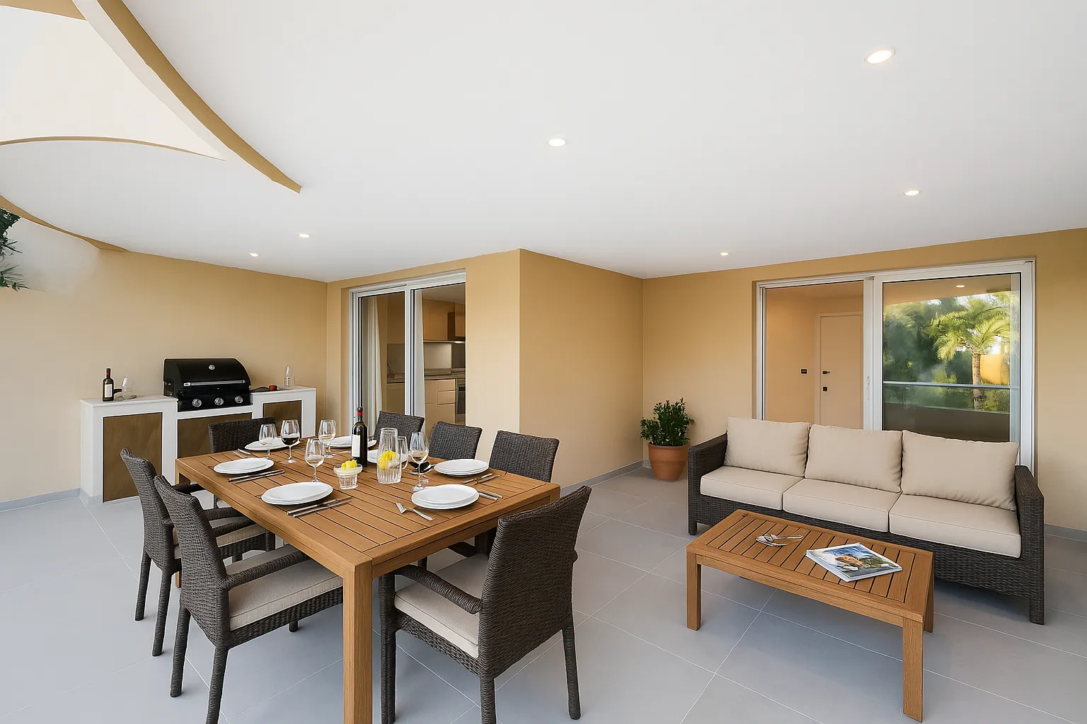Ground floor apartment with 4 bedrooms for sale in Country Club Las Brisas