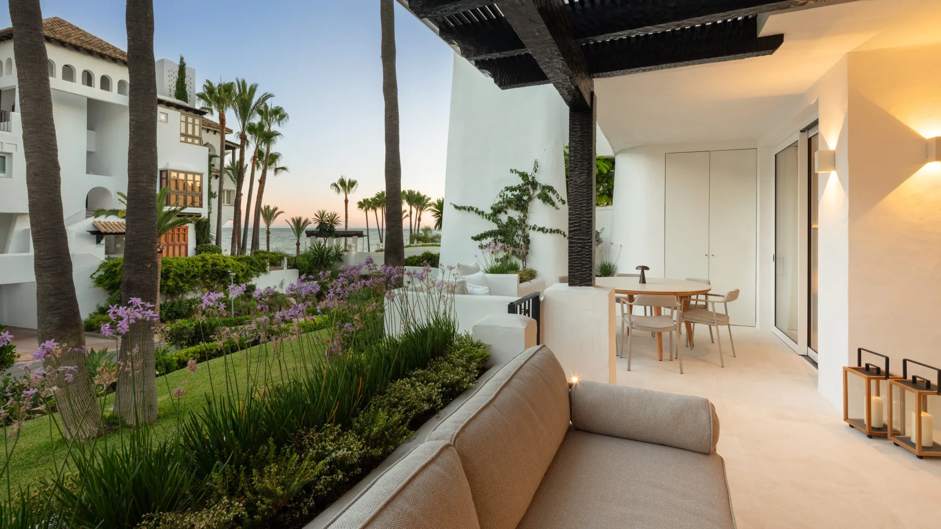 For sale Marina Puente Romano 3 bedrooms ground floor apartment