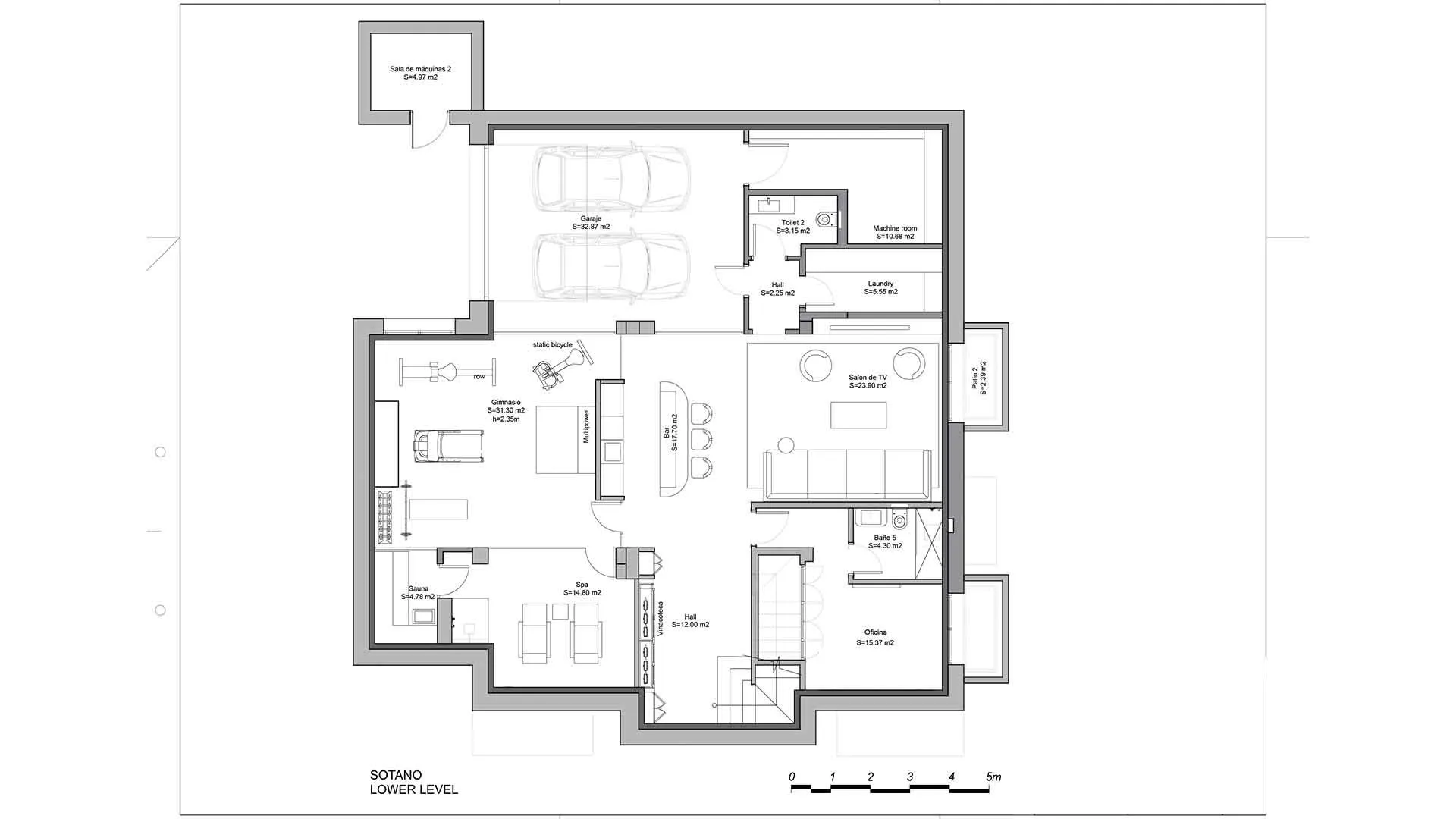 El Herrojo, villa con 5 dormitorios en venta