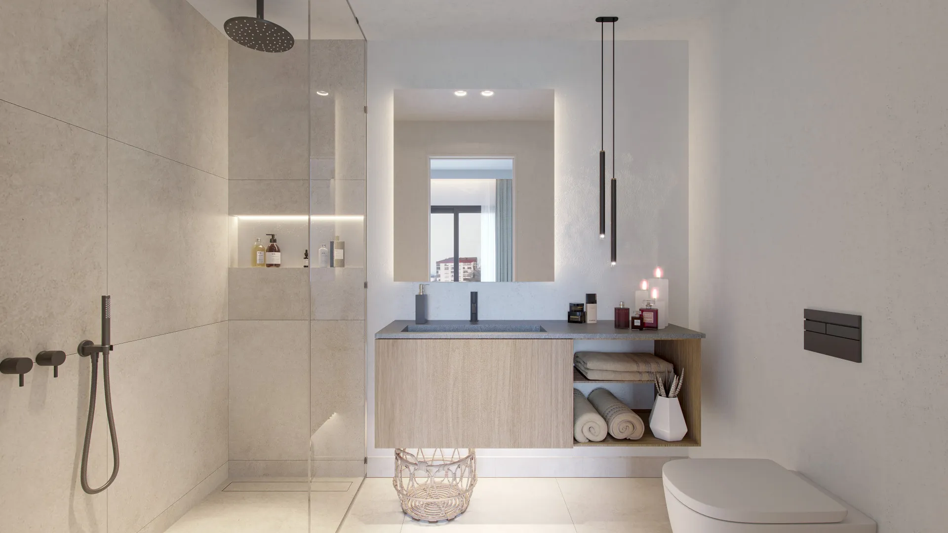 Huelin 2 bedrooms apartment for sale