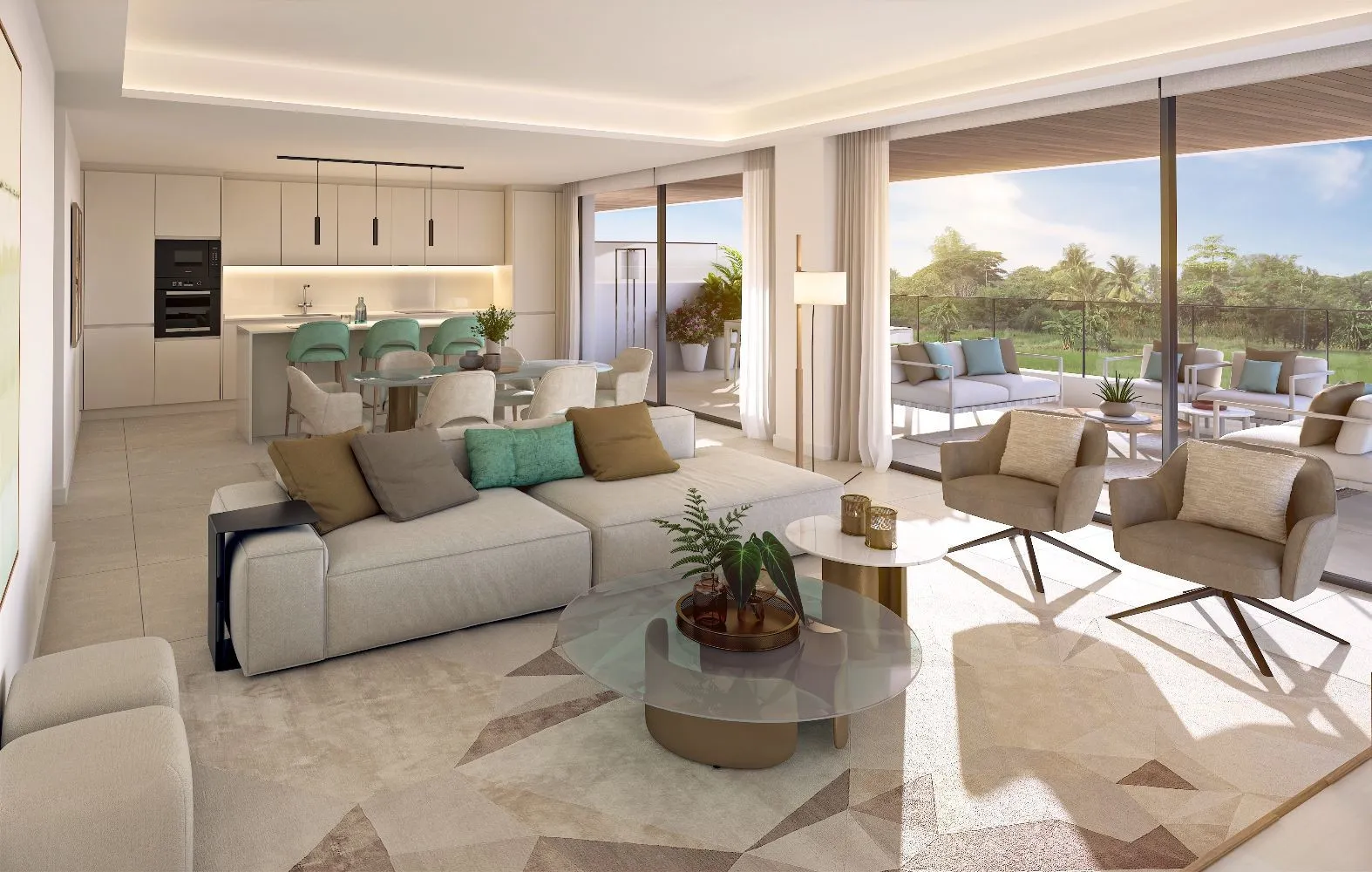 For sale ground floor apartment in New Golden Mile