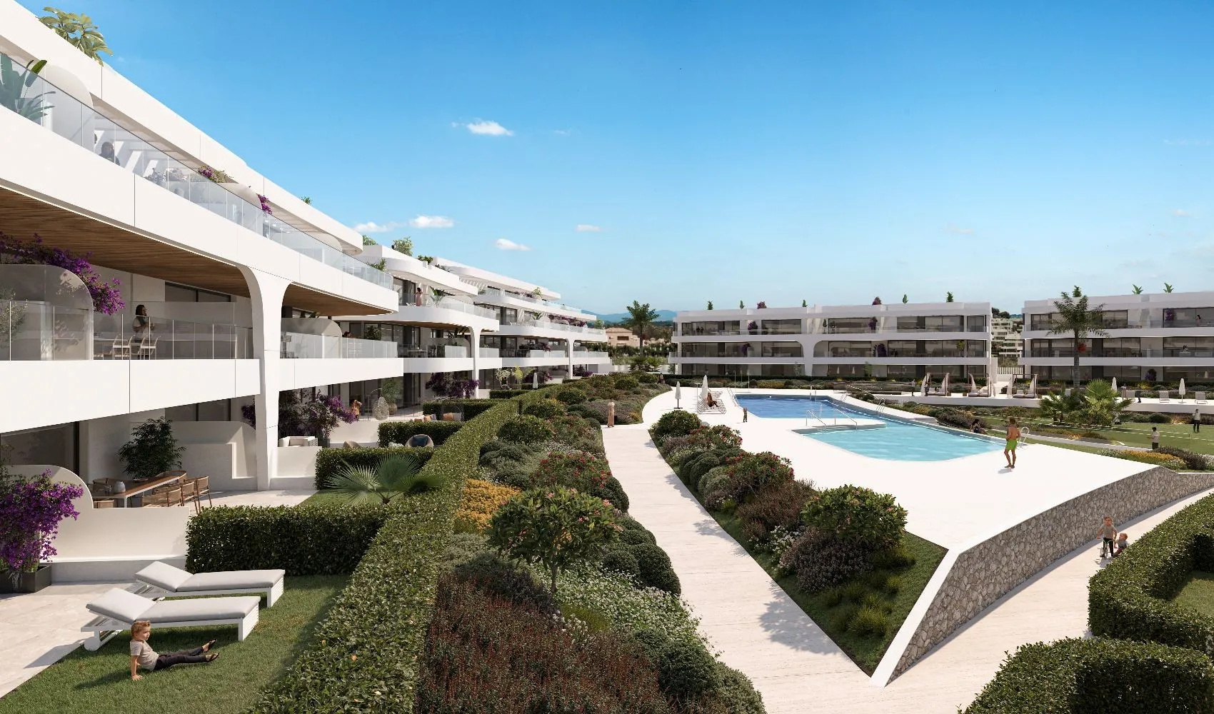 For sale ground floor apartment in New Golden Mile