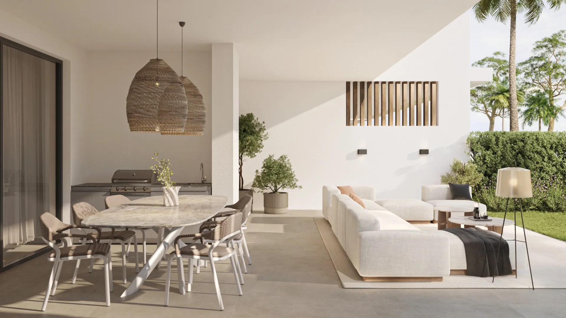 4 bedrooms ground floor apartment in New Golden Mile for sale
