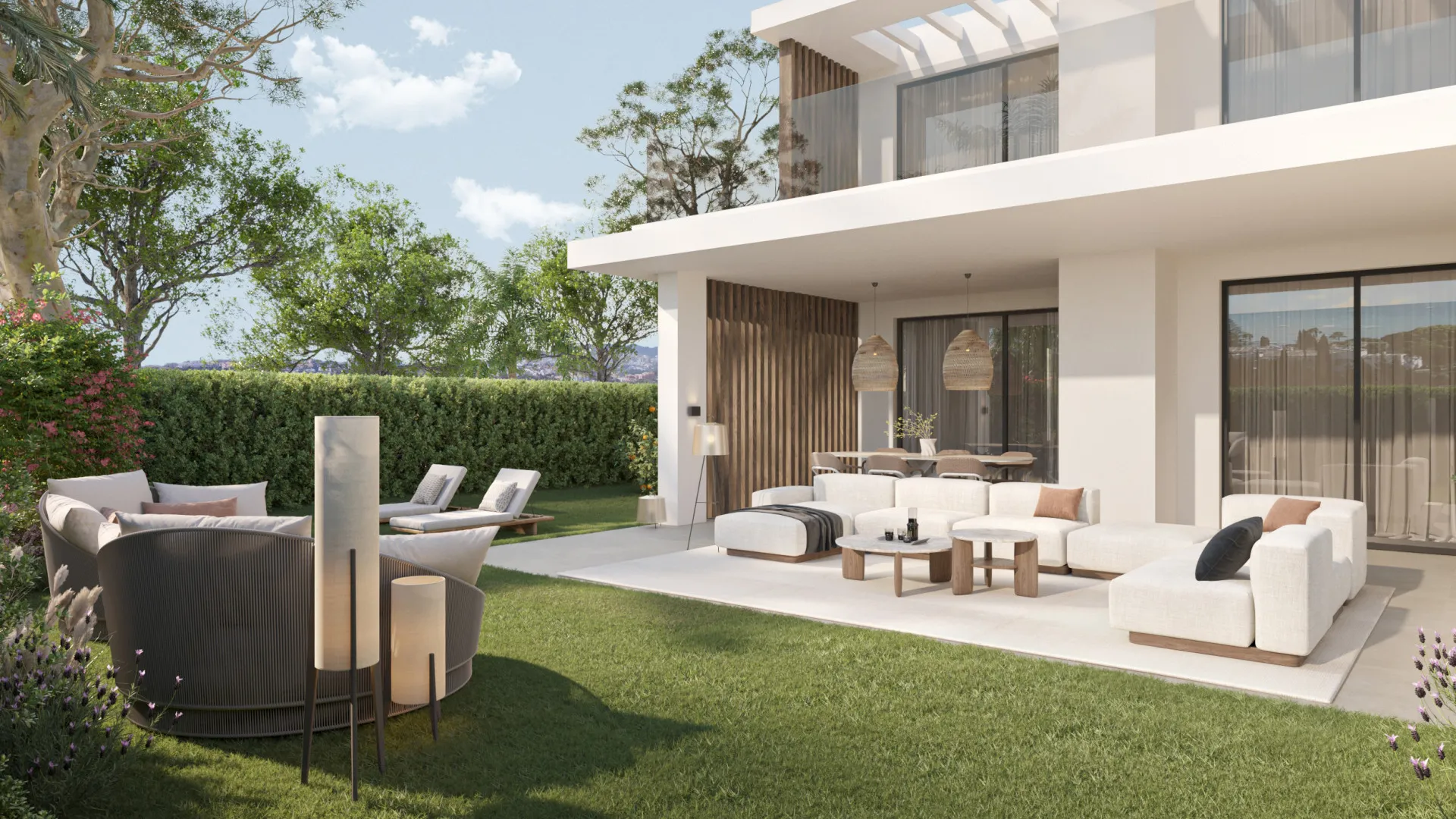 4 bedrooms ground floor apartment in New Golden Mile for sale