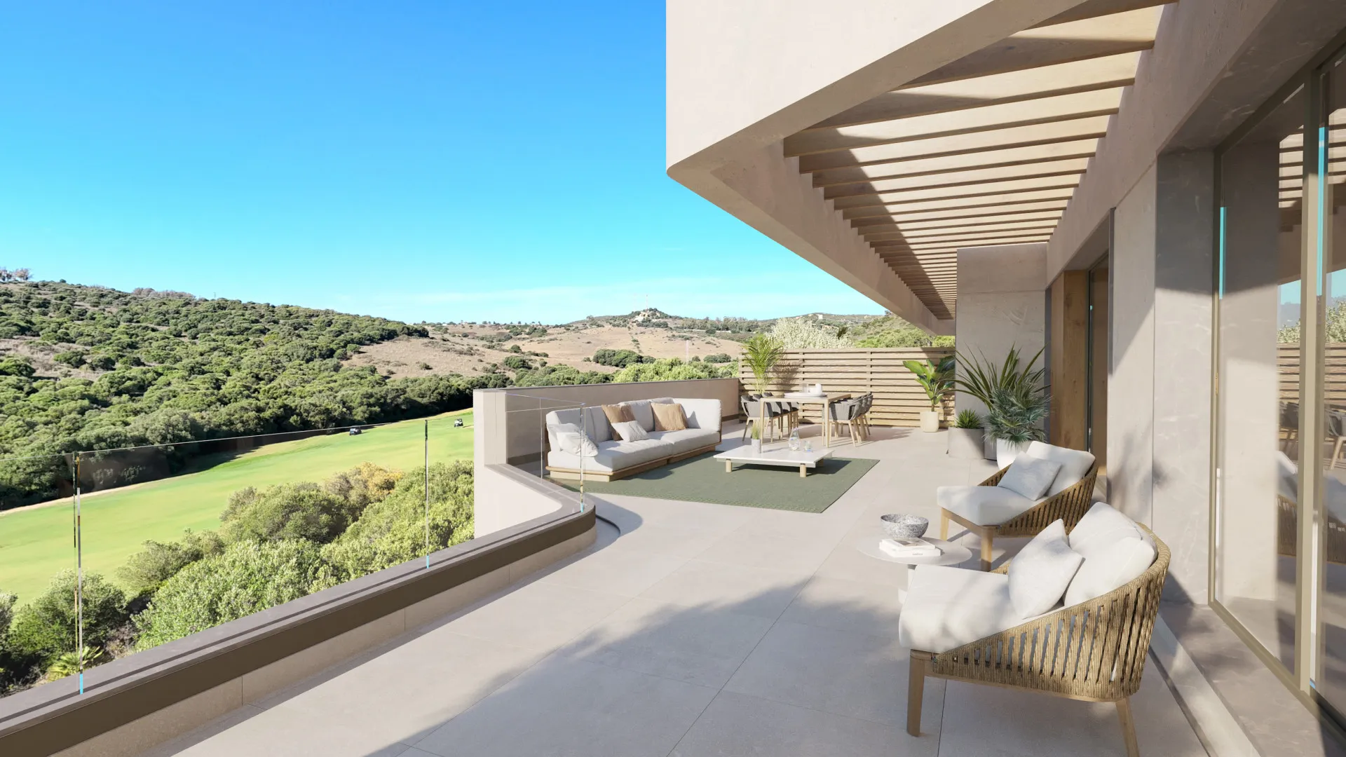 Alcaidesa, apartamento planta baja de 3 dormitorios en venta