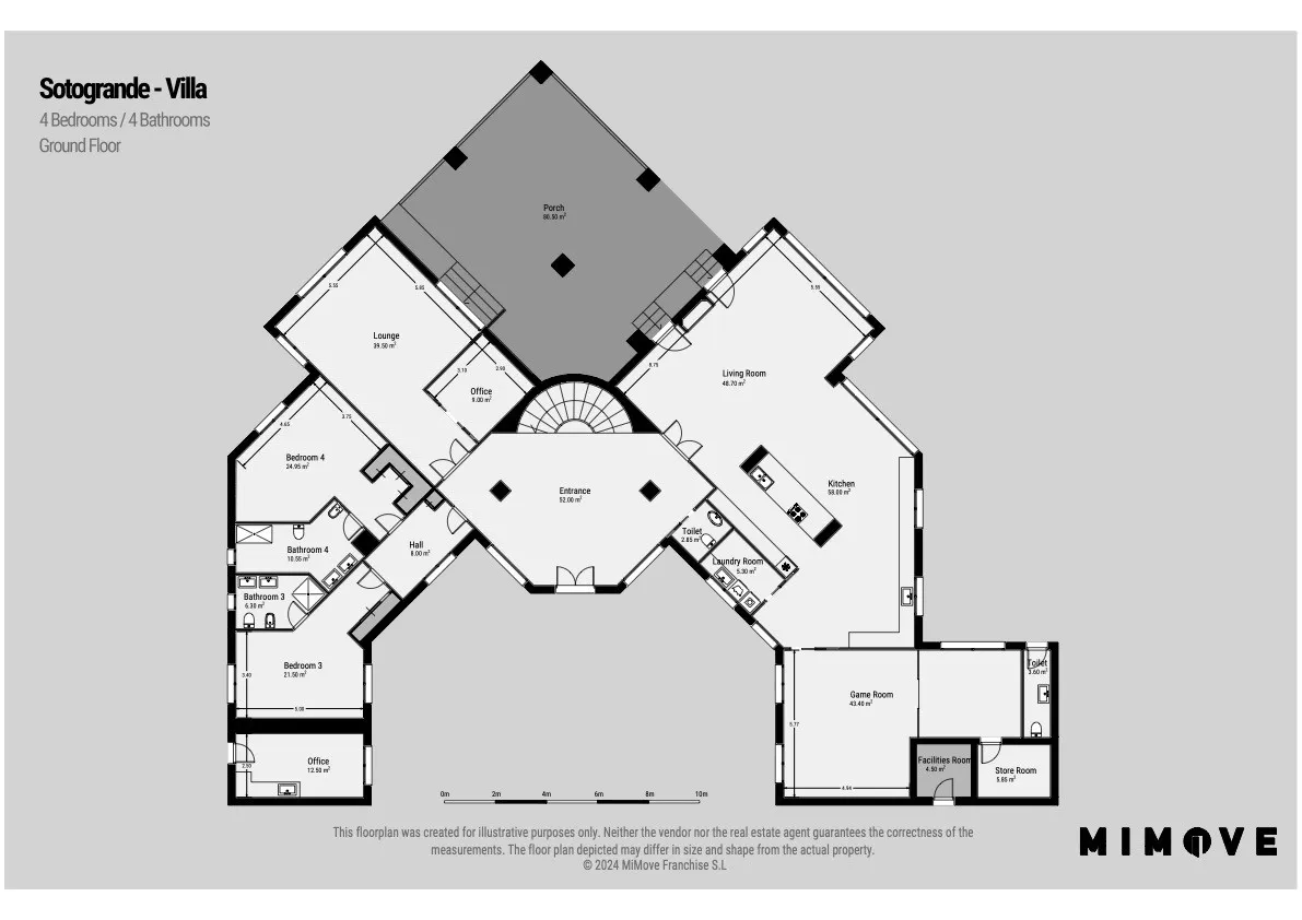 Villa en venta con 6 dormitorios en Reyes y Reinas