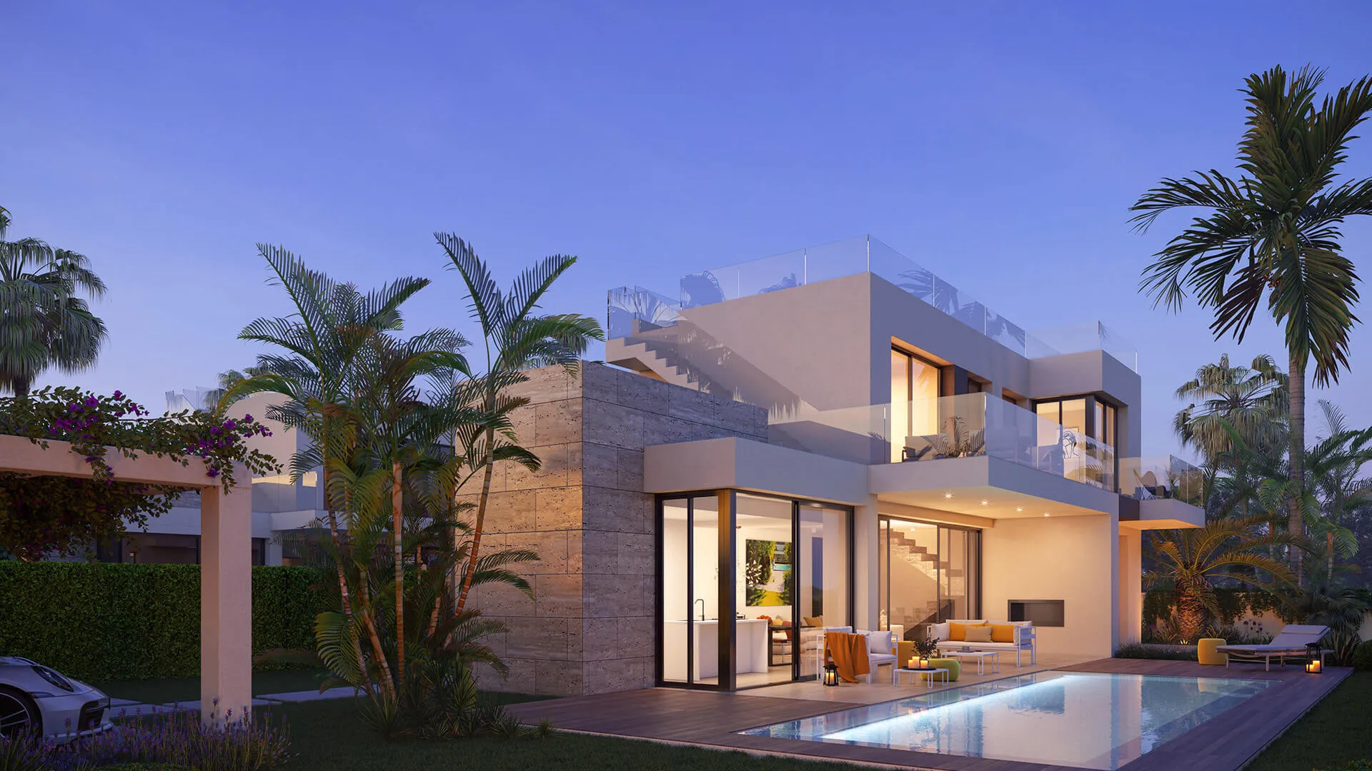 Buy villa with 4 bedrooms in Monte Biarritz