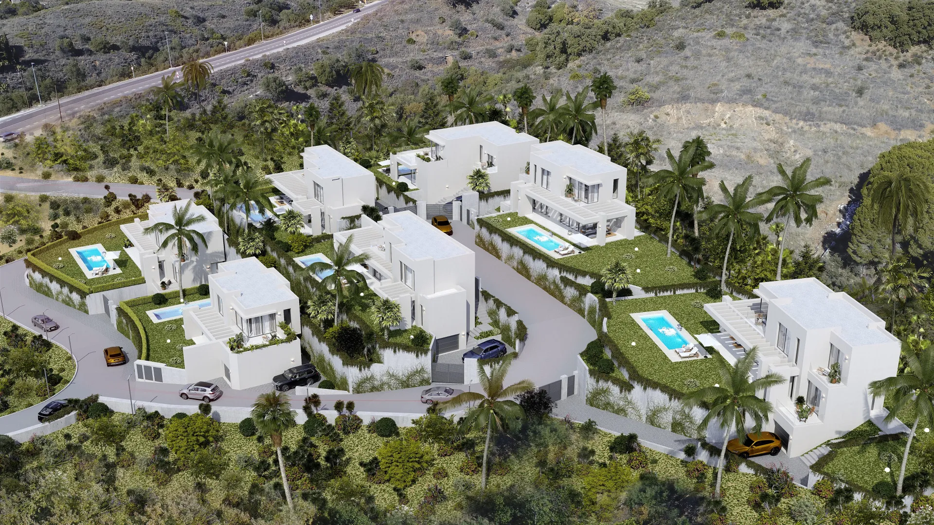 Villa con 4 dormitorios en venta en Mijas