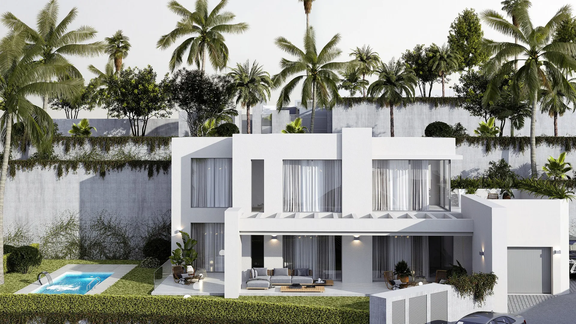 Villa con 4 dormitorios en venta en Mijas