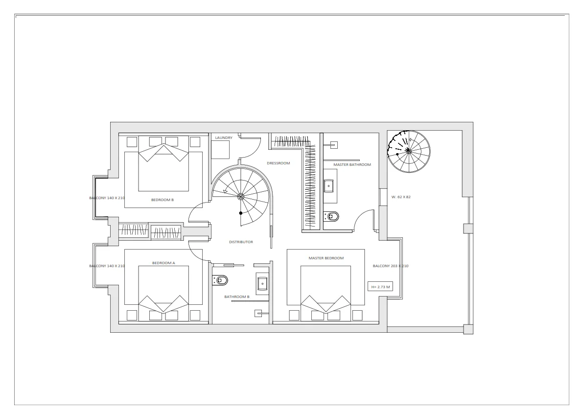 Duplex penthouse with 3 bedrooms for sale in Aloha Gardens