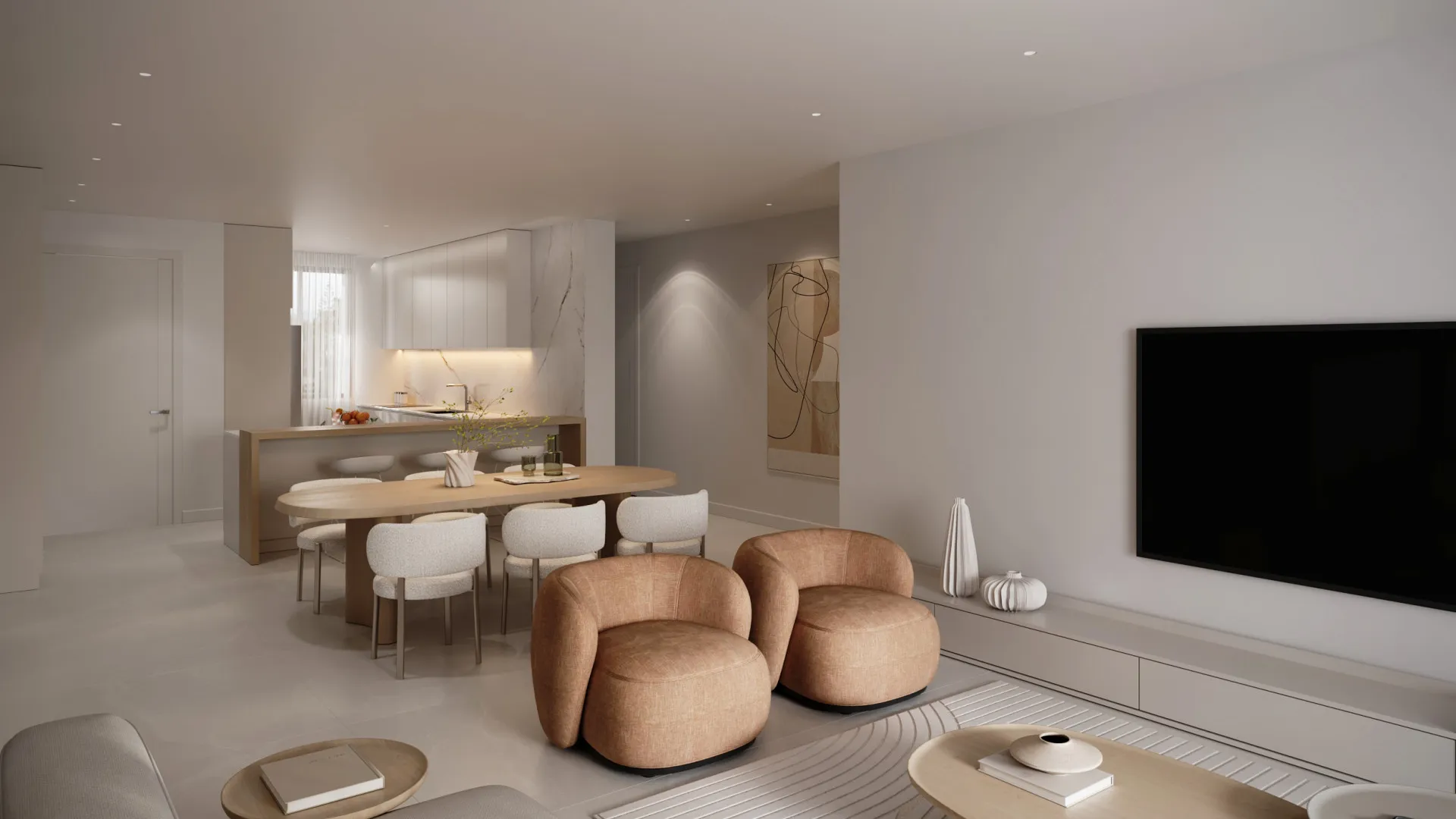 Apartamento planta baja a la venta en New Golden Mile de 3 dormitorios