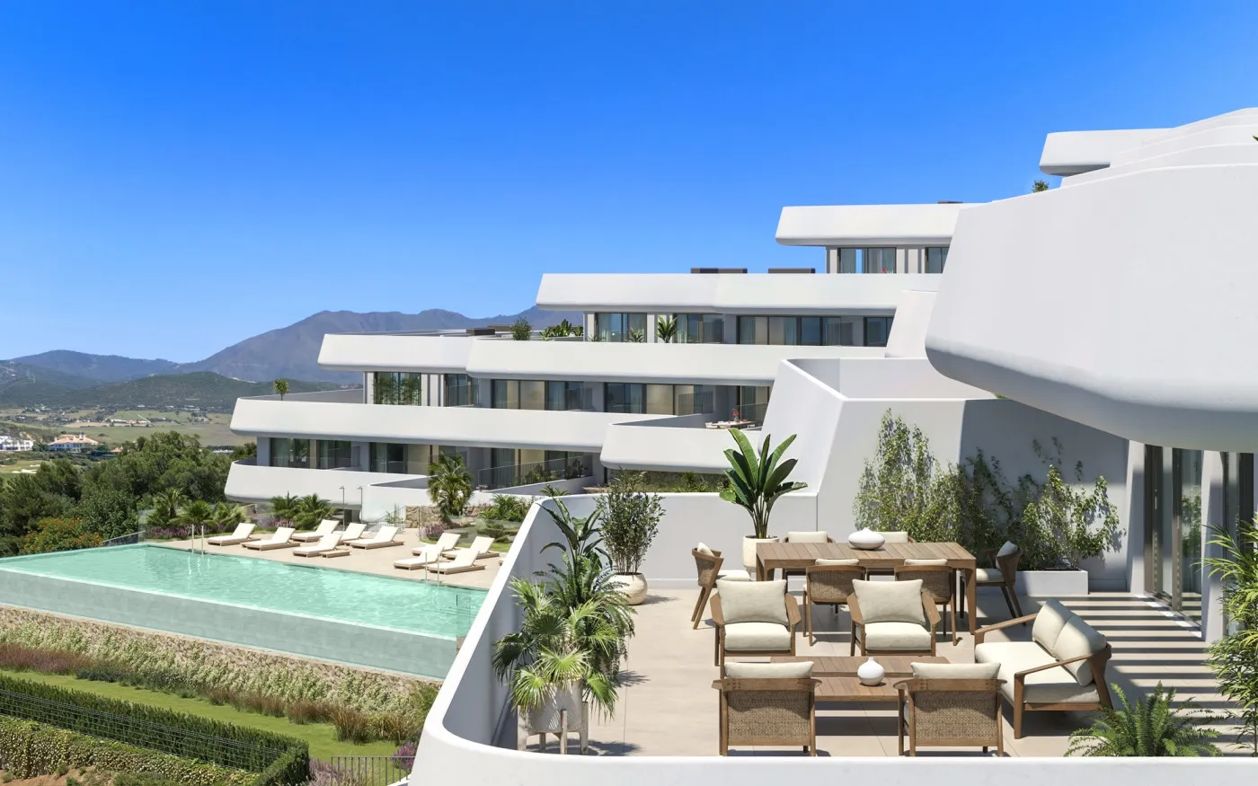 Se vende apartamento de 3 dormitorios en Casares del Sol - Casares Golf