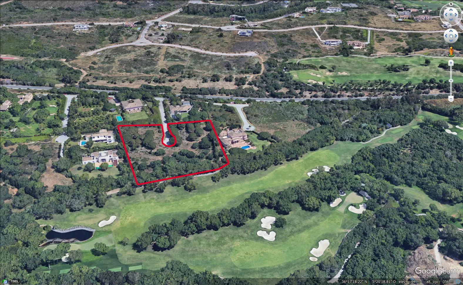 For sale Los Altos de Valderrama plot