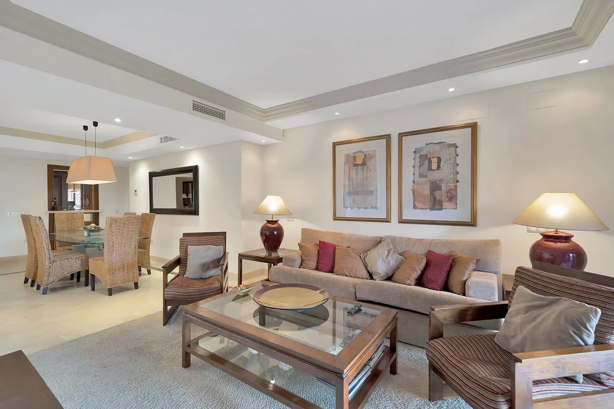 Ground floor apartment for sale in New Golden Mile with 2 bedrooms