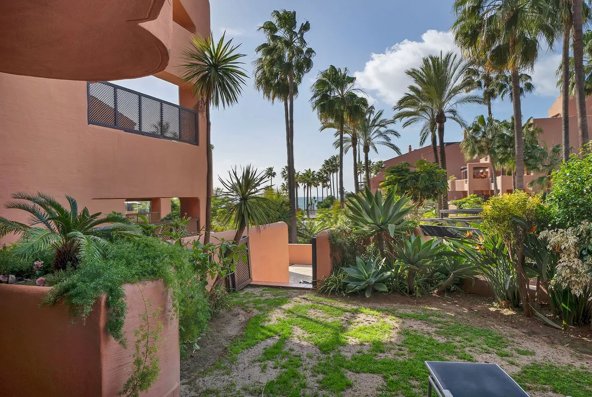 Ground floor apartment for sale in New Golden Mile with 2 bedrooms