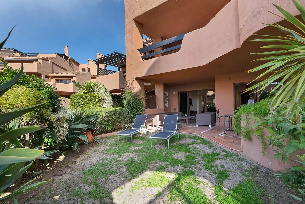 Ground floor apartment for sale in New Golden Mile with 2 bedrooms