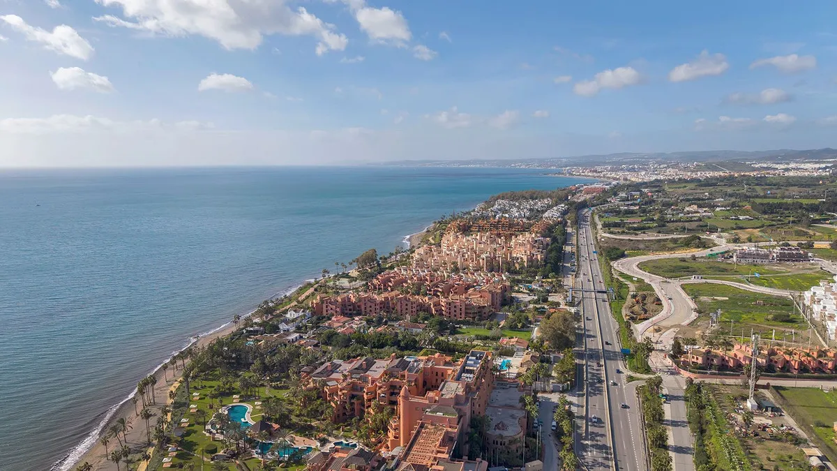 Ground floor apartment for sale in New Golden Mile with 2 bedrooms