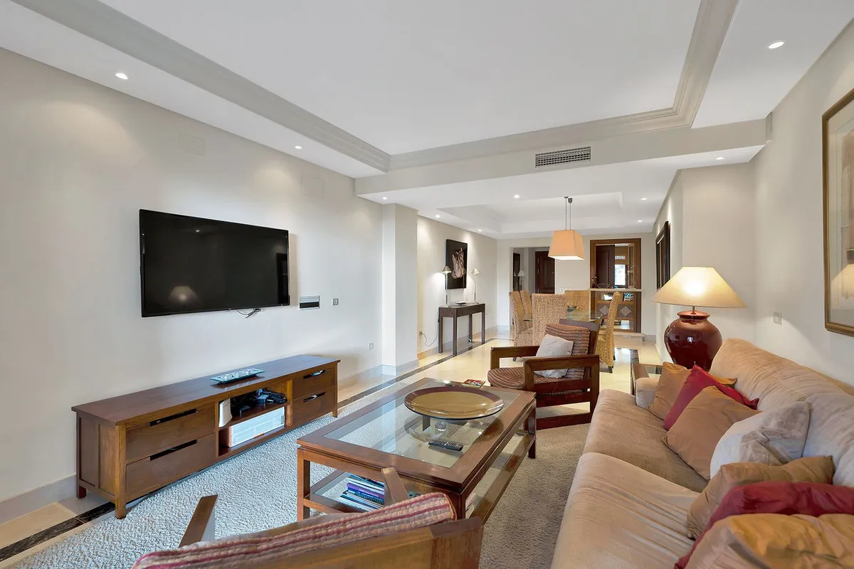 Ground floor apartment for sale in New Golden Mile with 2 bedrooms