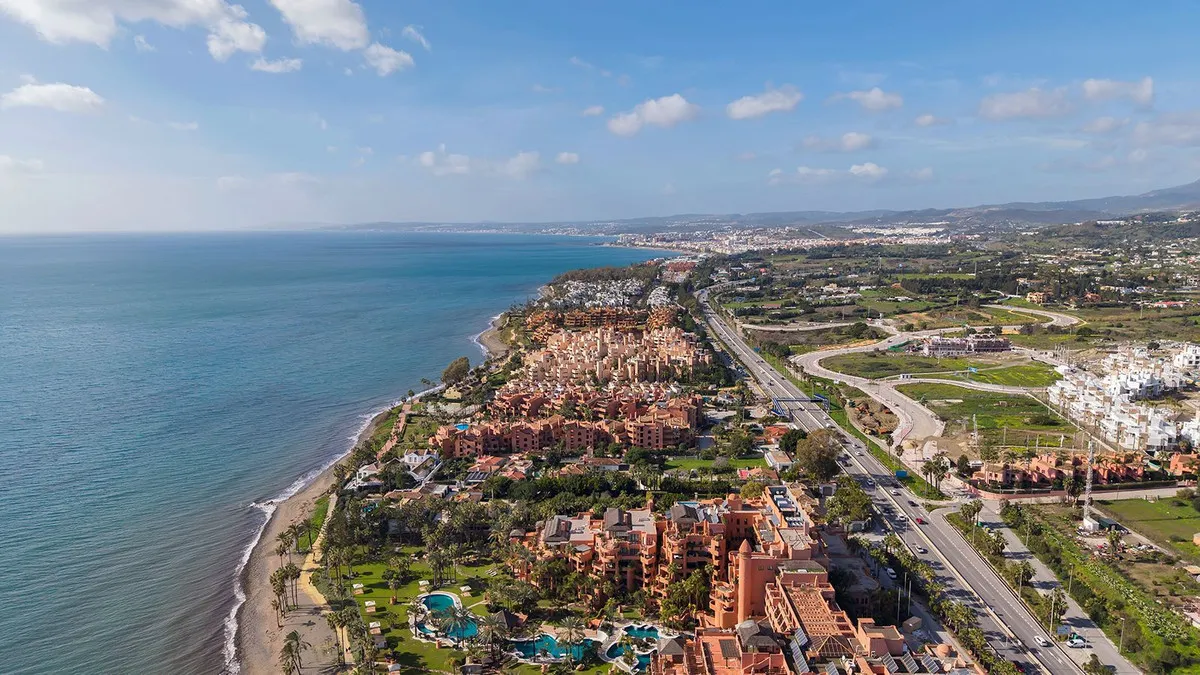 Ground floor apartment for sale in New Golden Mile with 2 bedrooms