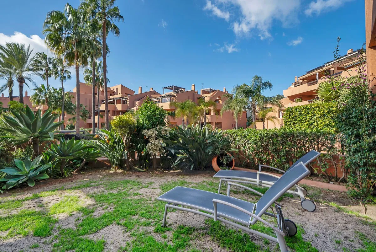 Ground floor apartment for sale in New Golden Mile with 2 bedrooms