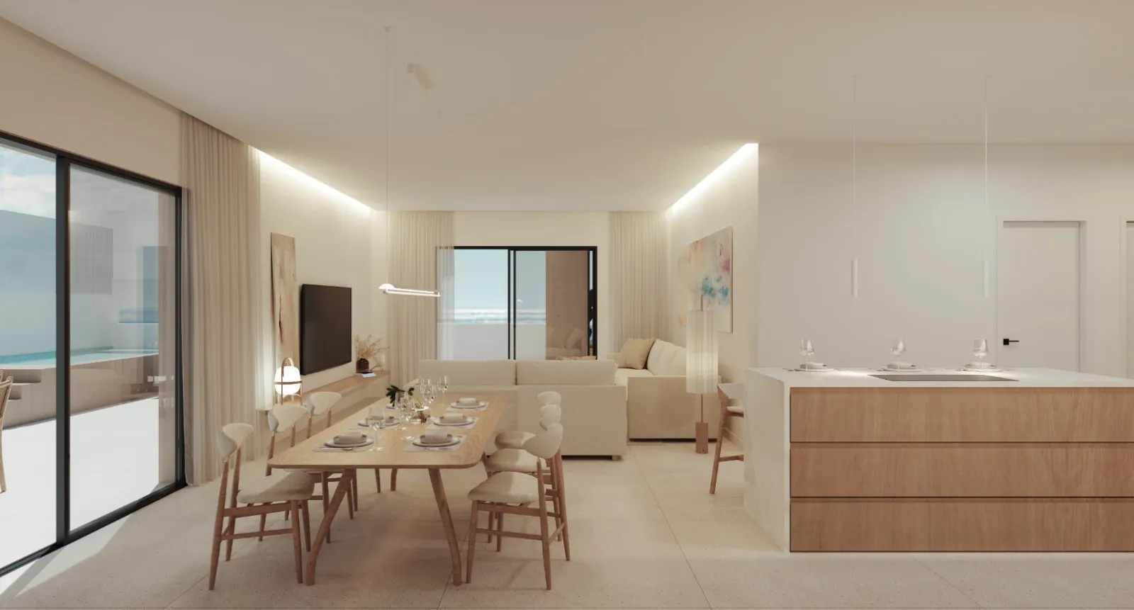 Apartamento en venta con 3 dormitorios en San Pedro de Alcantara