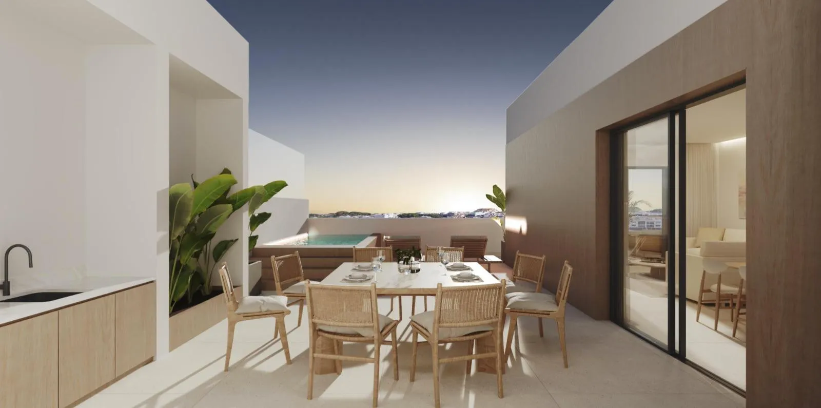 Apartamento en venta con 3 dormitorios en San Pedro de Alcantara