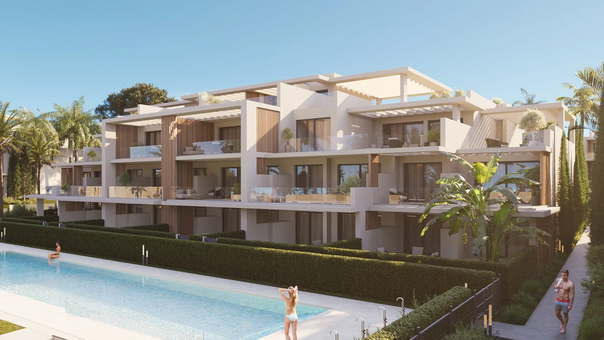 New Golden Mile 2 bedrooms ground floor apartment for sale