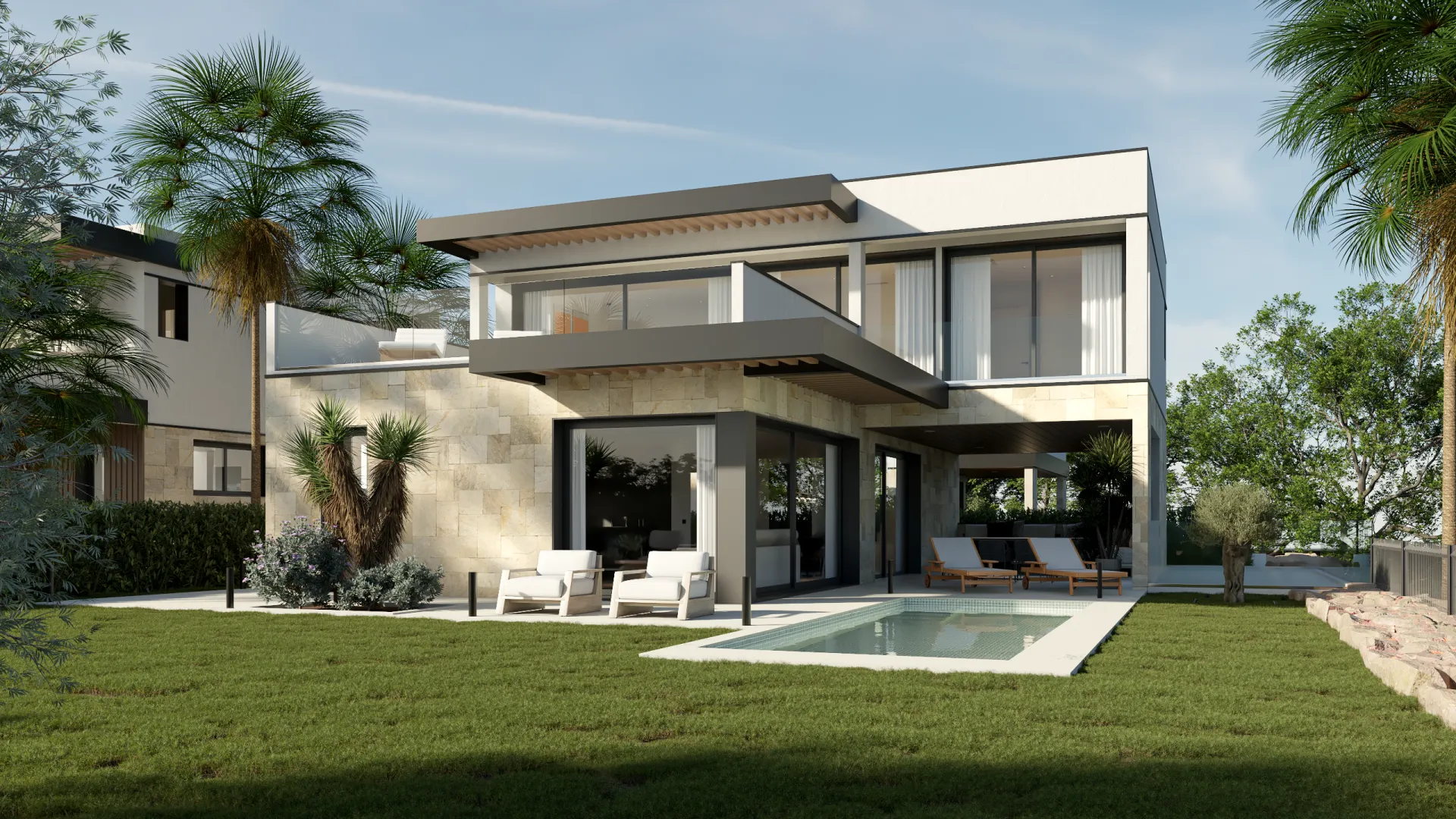 For sale New Golden Mile villa with 4 bedrooms