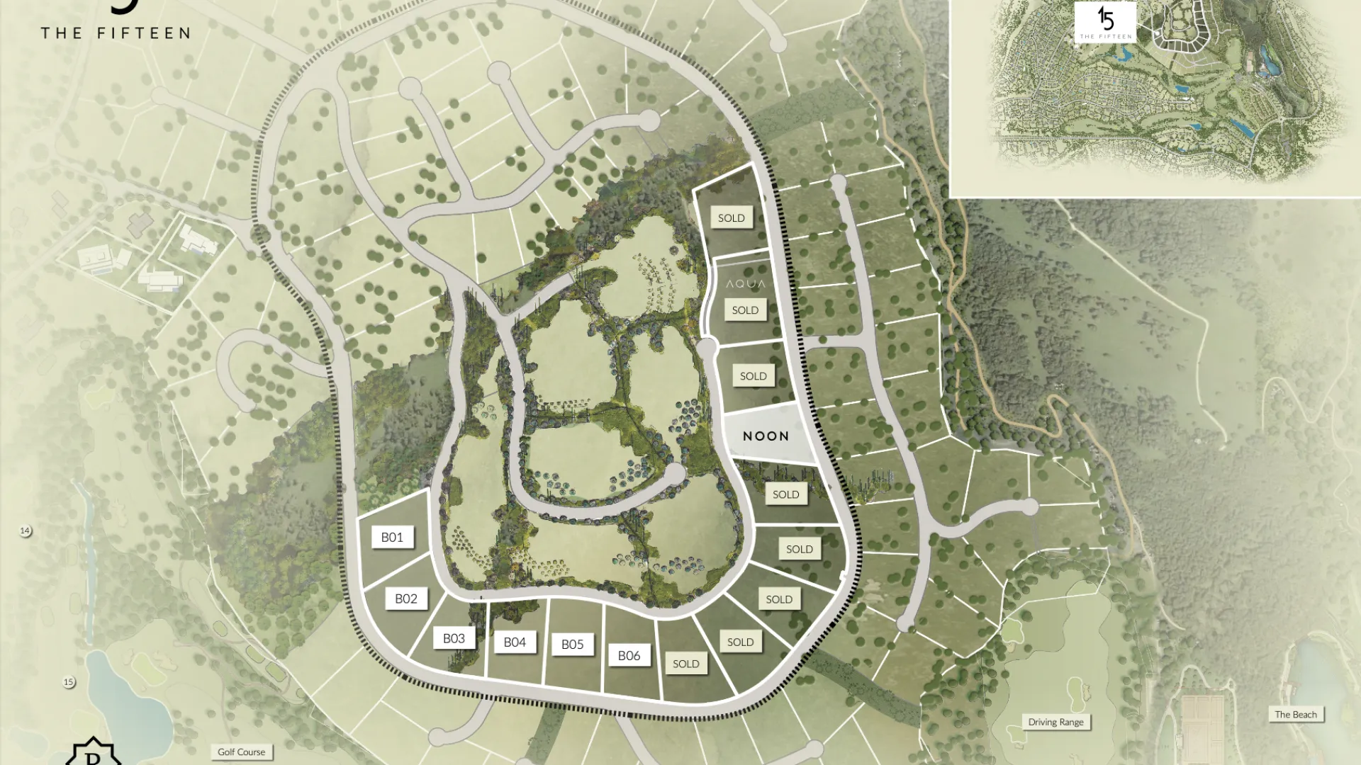 Plot for sale in The Fifteen