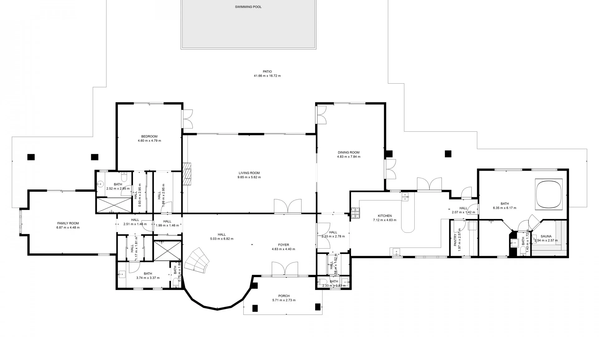 Villa con 7 dormitorios en venta en Zona G