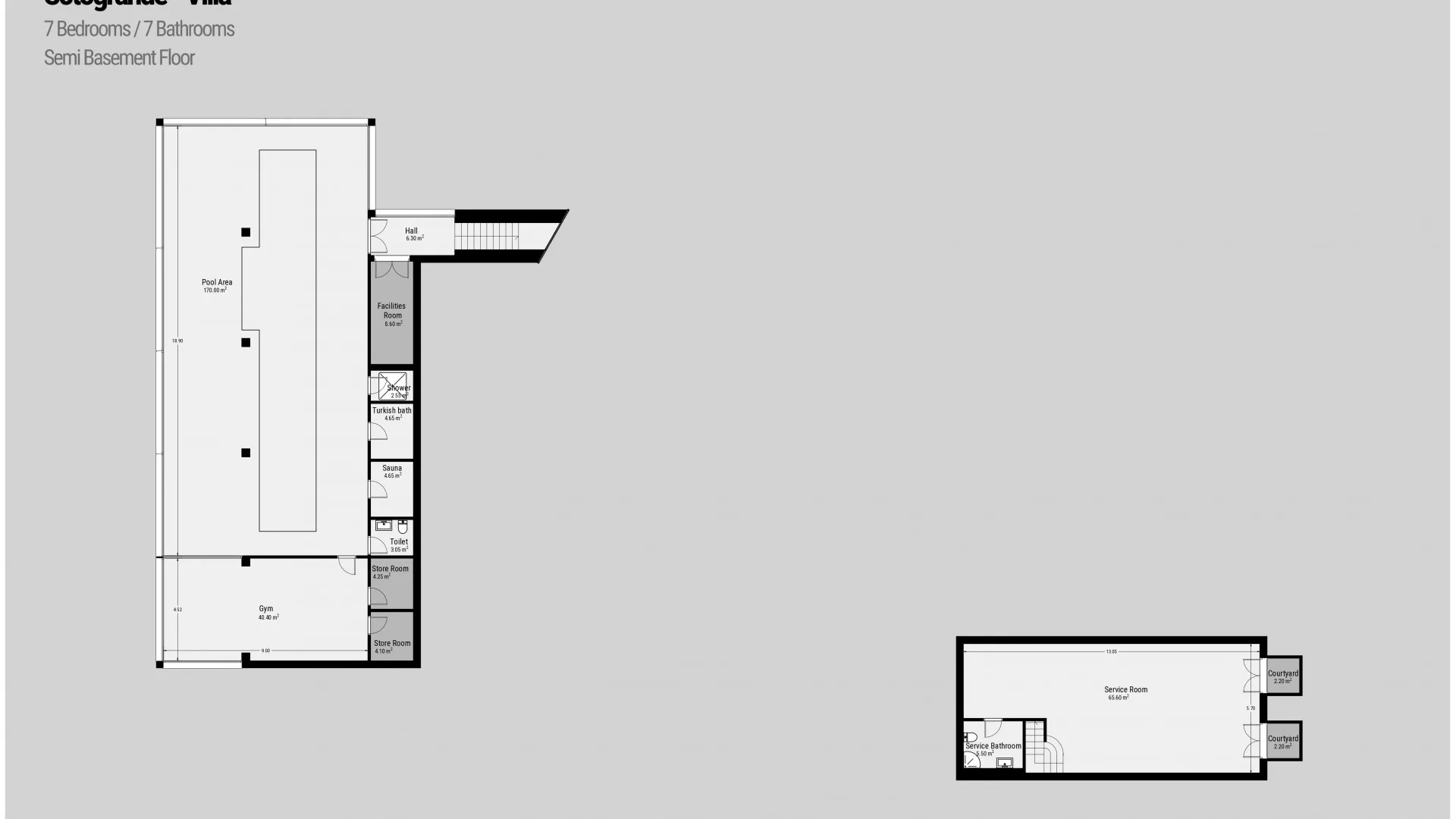 Zona F, villa en venta de 8 dormitorios