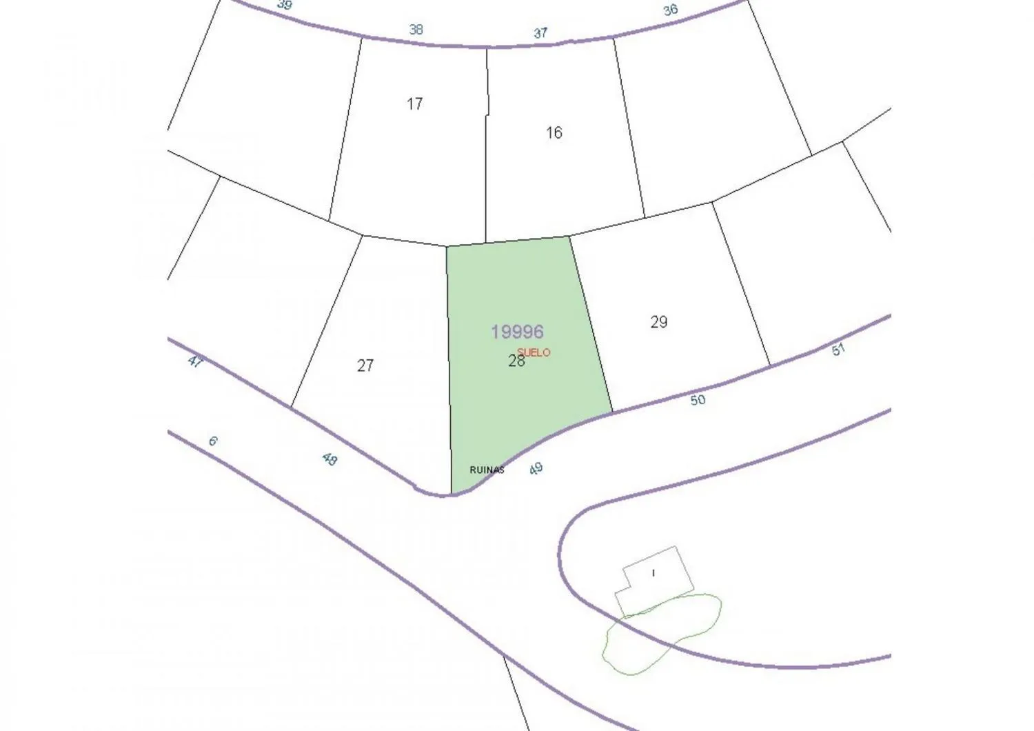 For sale Bahia de Casares plot